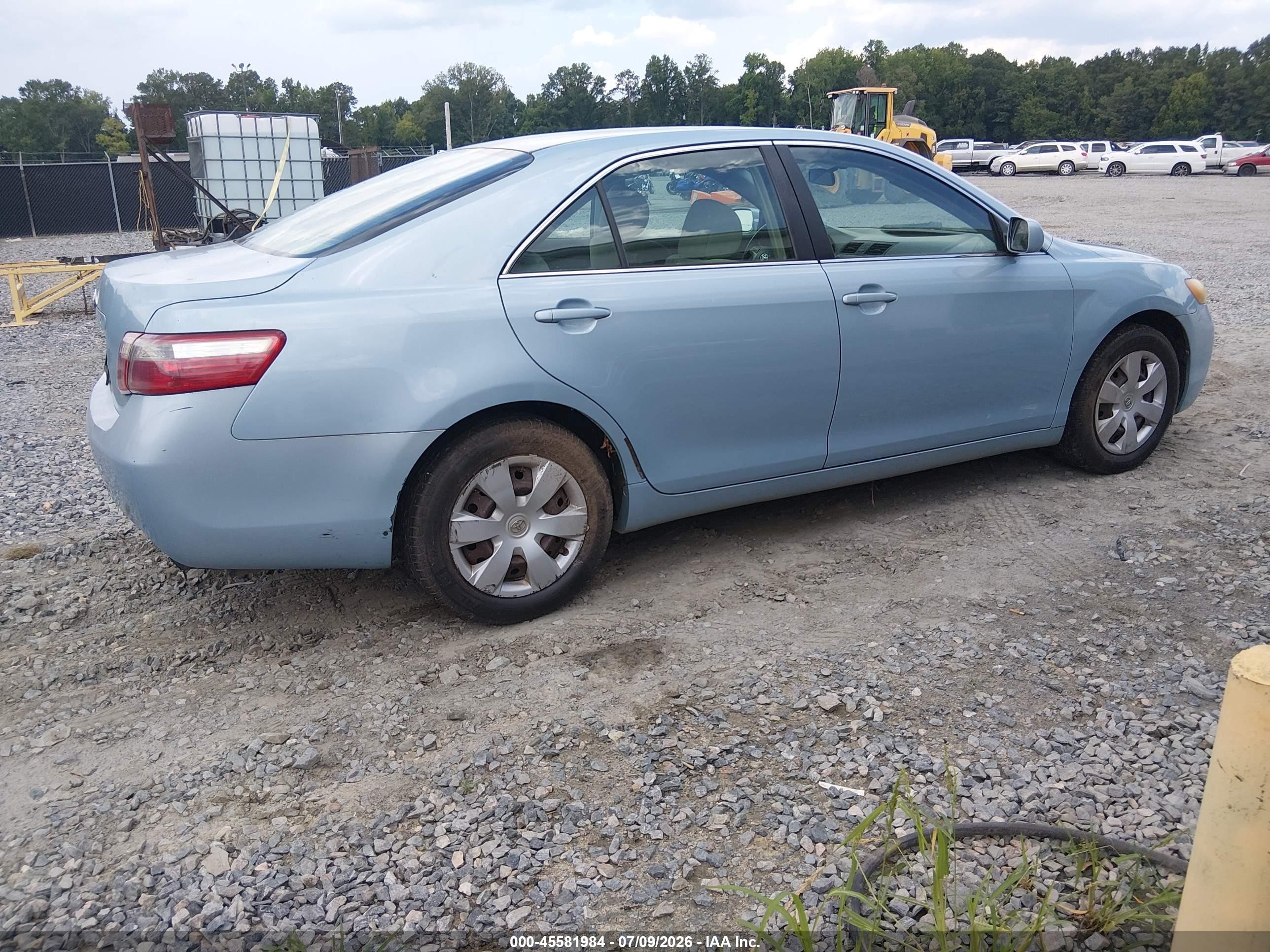 2007 Toyota Camry Ce/le/xle/se Blue vin: 4T1BE46K07U576423