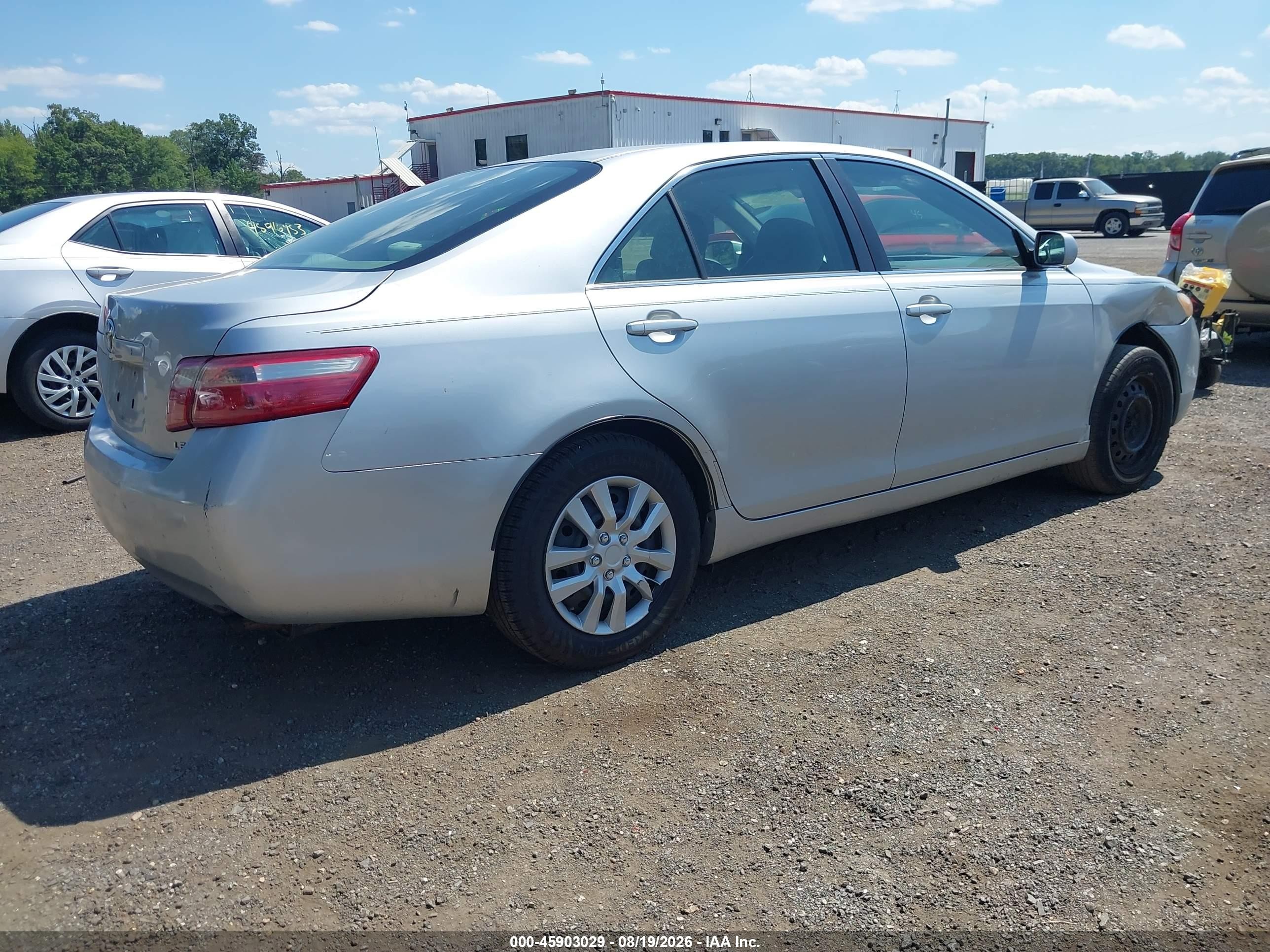 2007 Toyota Camry Le Gray vin: 4T1BE46K07U586045
