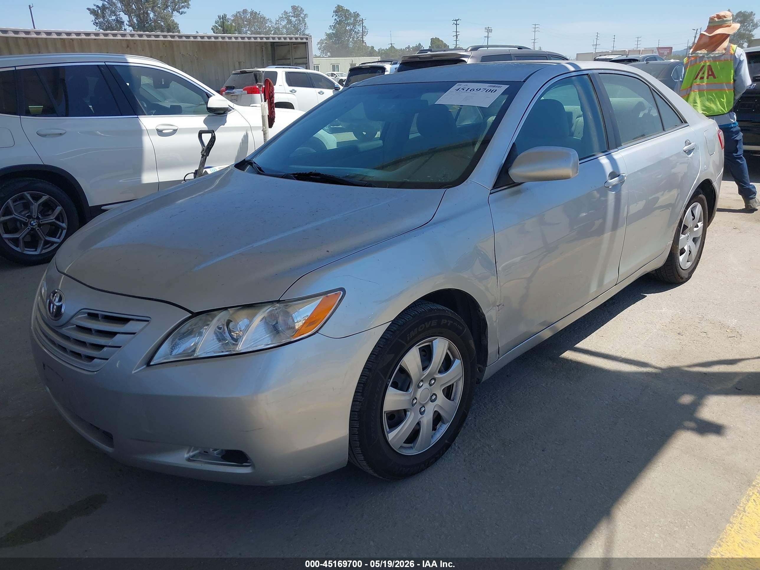 2007 Toyota Camry Le Gray vin: 4T1BE46K07U592301