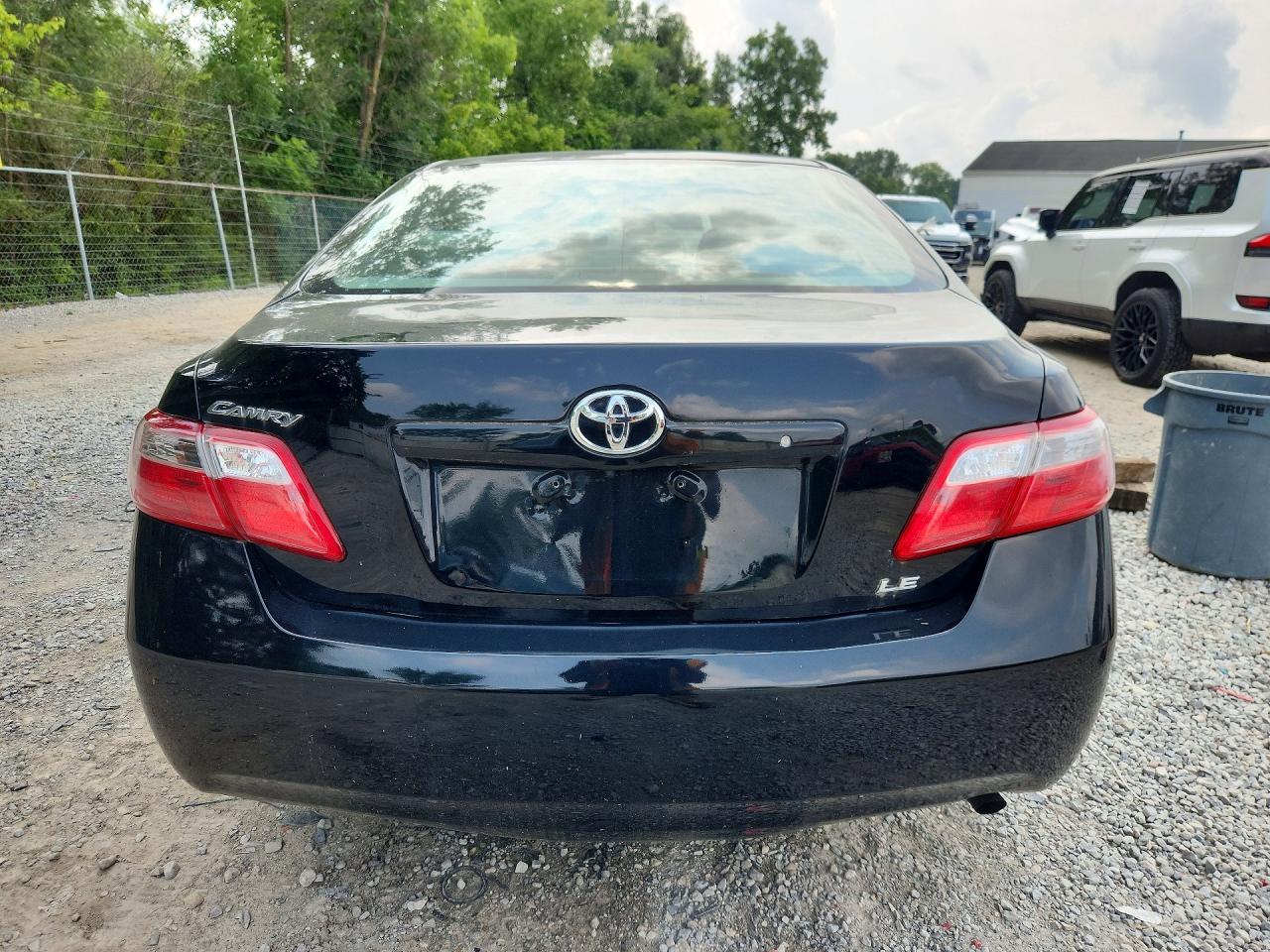 2007 Toyota Camry Le Черный vin: 4T1BE46K07U604818