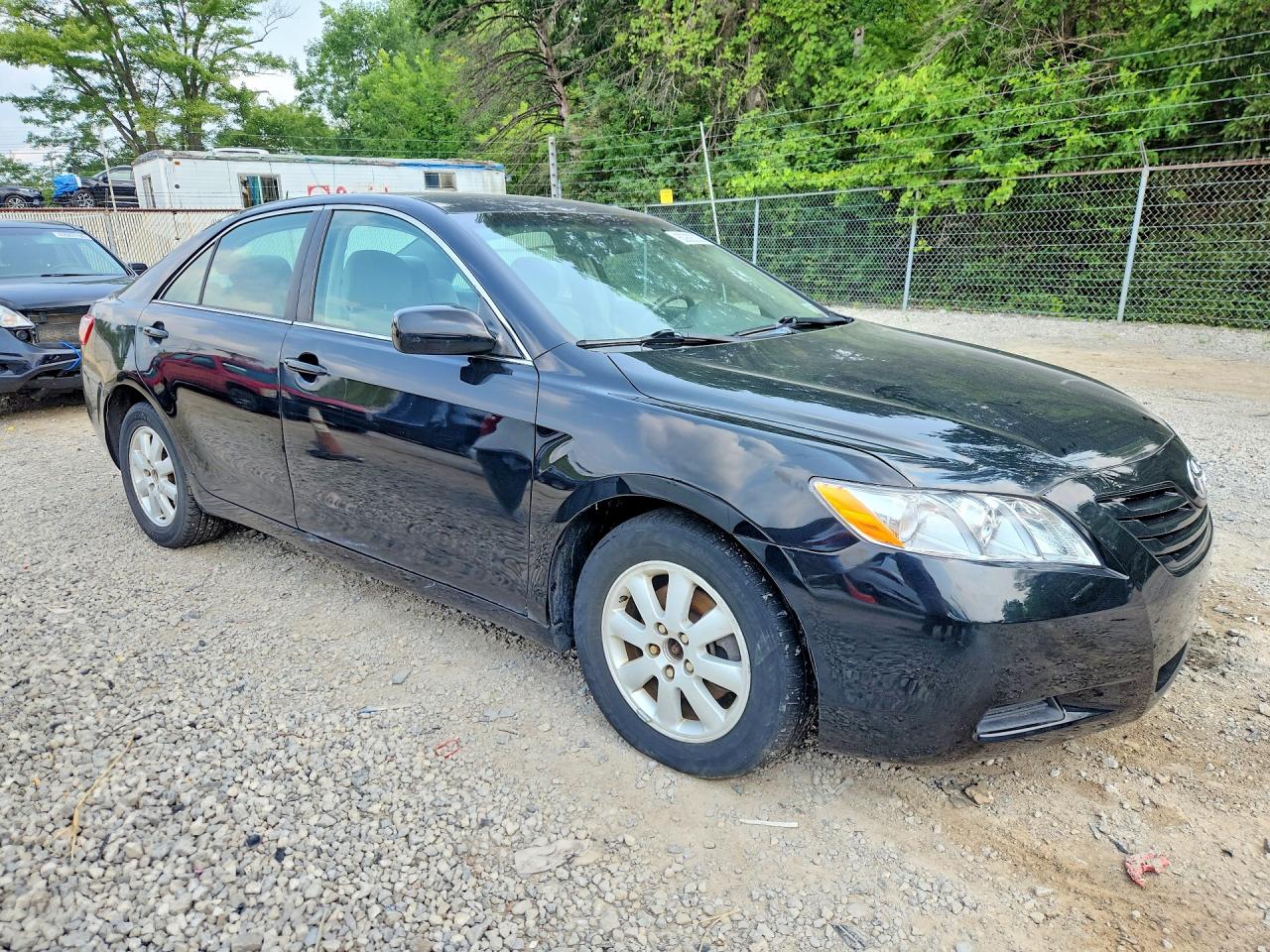 2007 Toyota Camry Le Черный vin: 4T1BE46K07U604818
