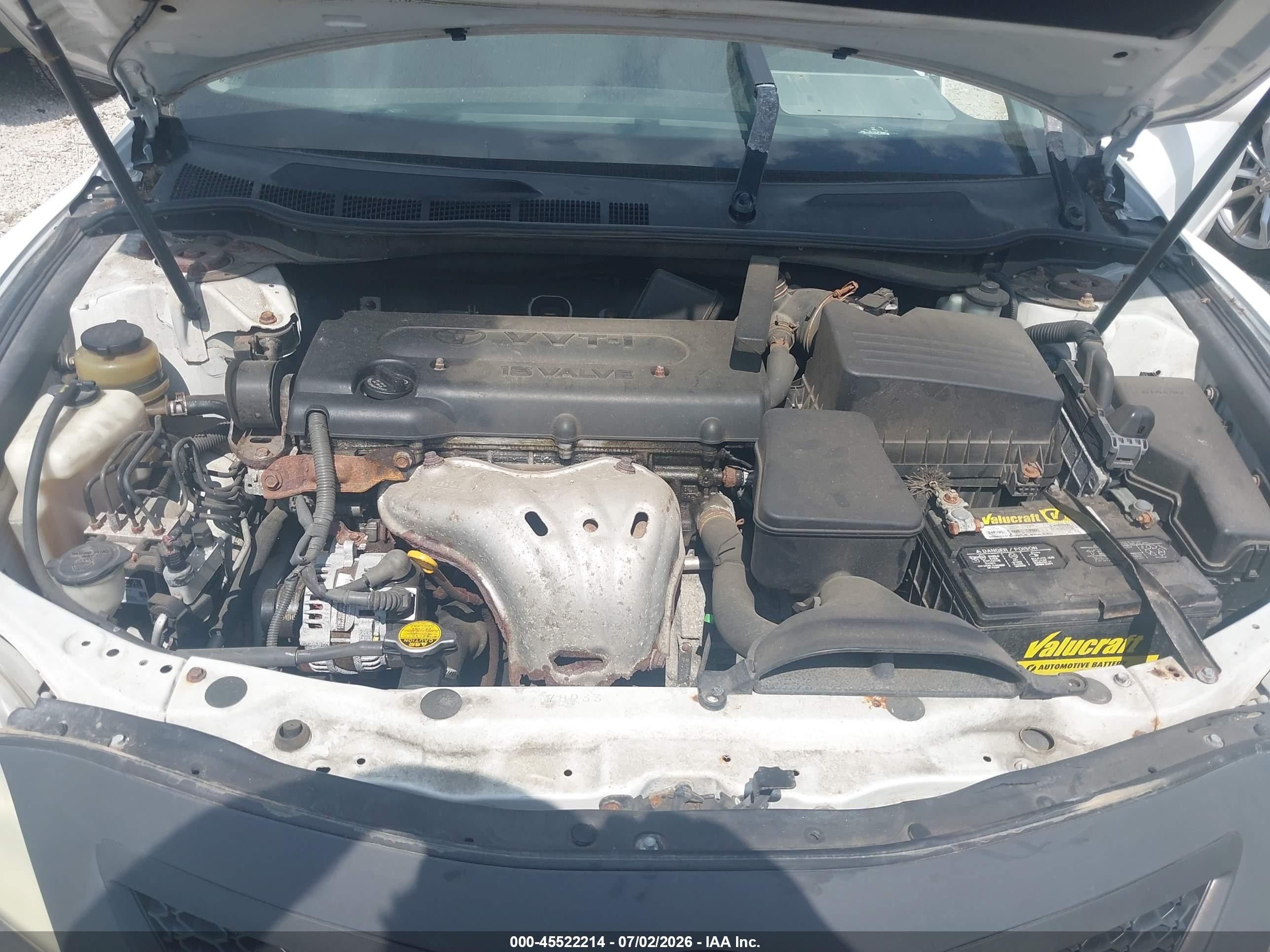 2007 Toyota Camry Se White vin: 4T1BE46K07U607198