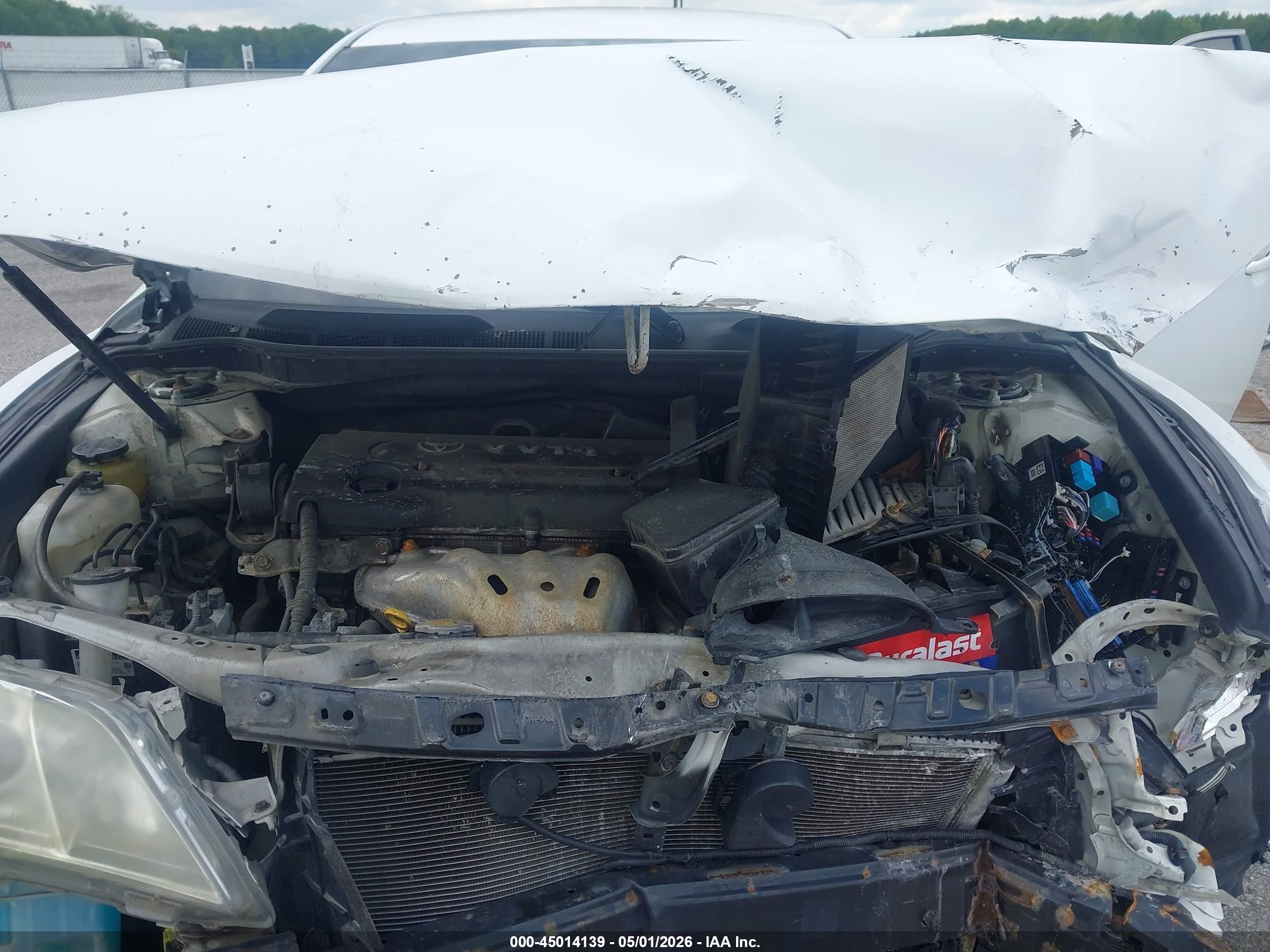 2007 Toyota Camry Le White vin: 4T1BE46K07U612997