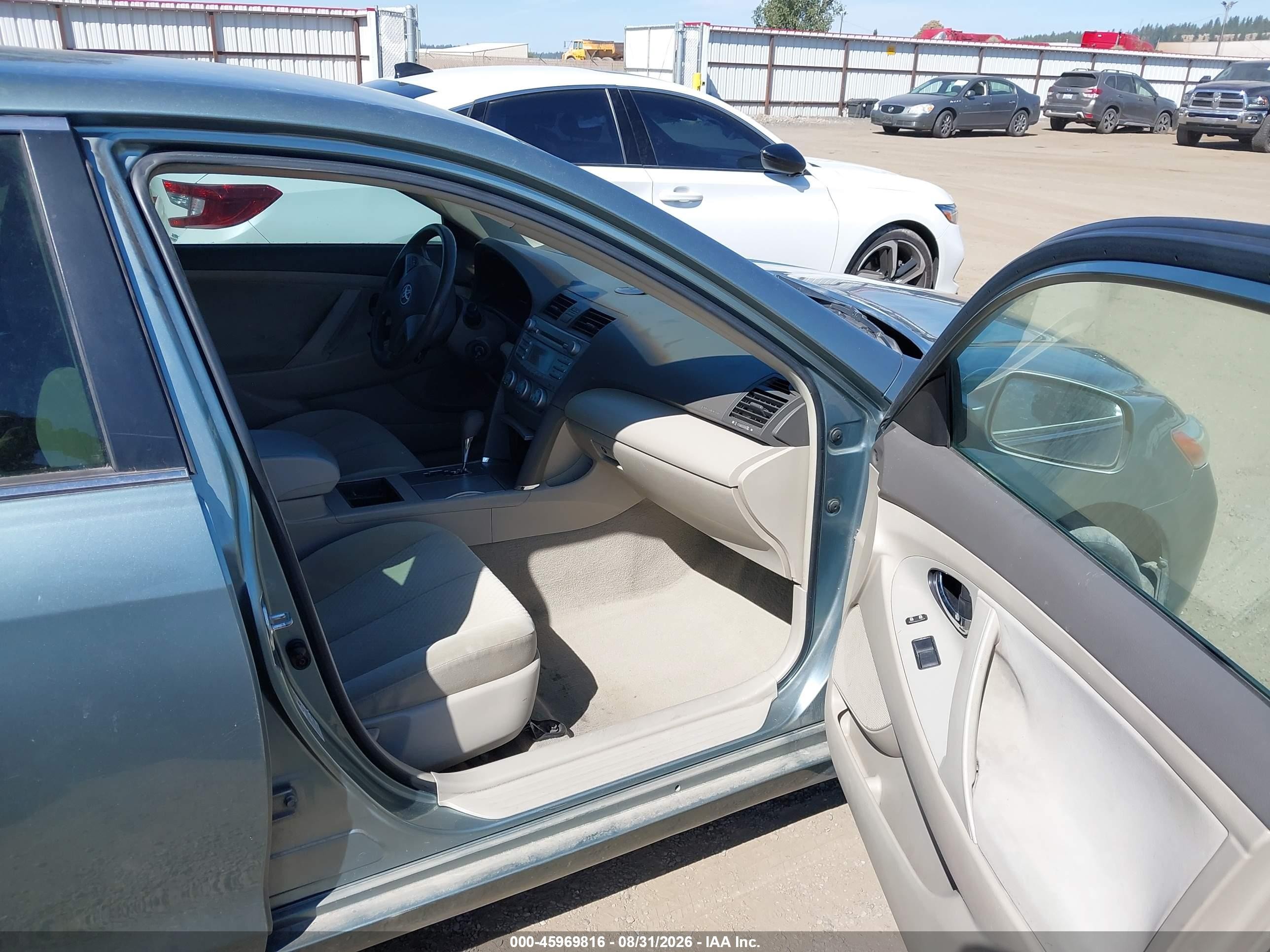 2007 Toyota Camry Le Green vin: 4T1BE46K07U613325