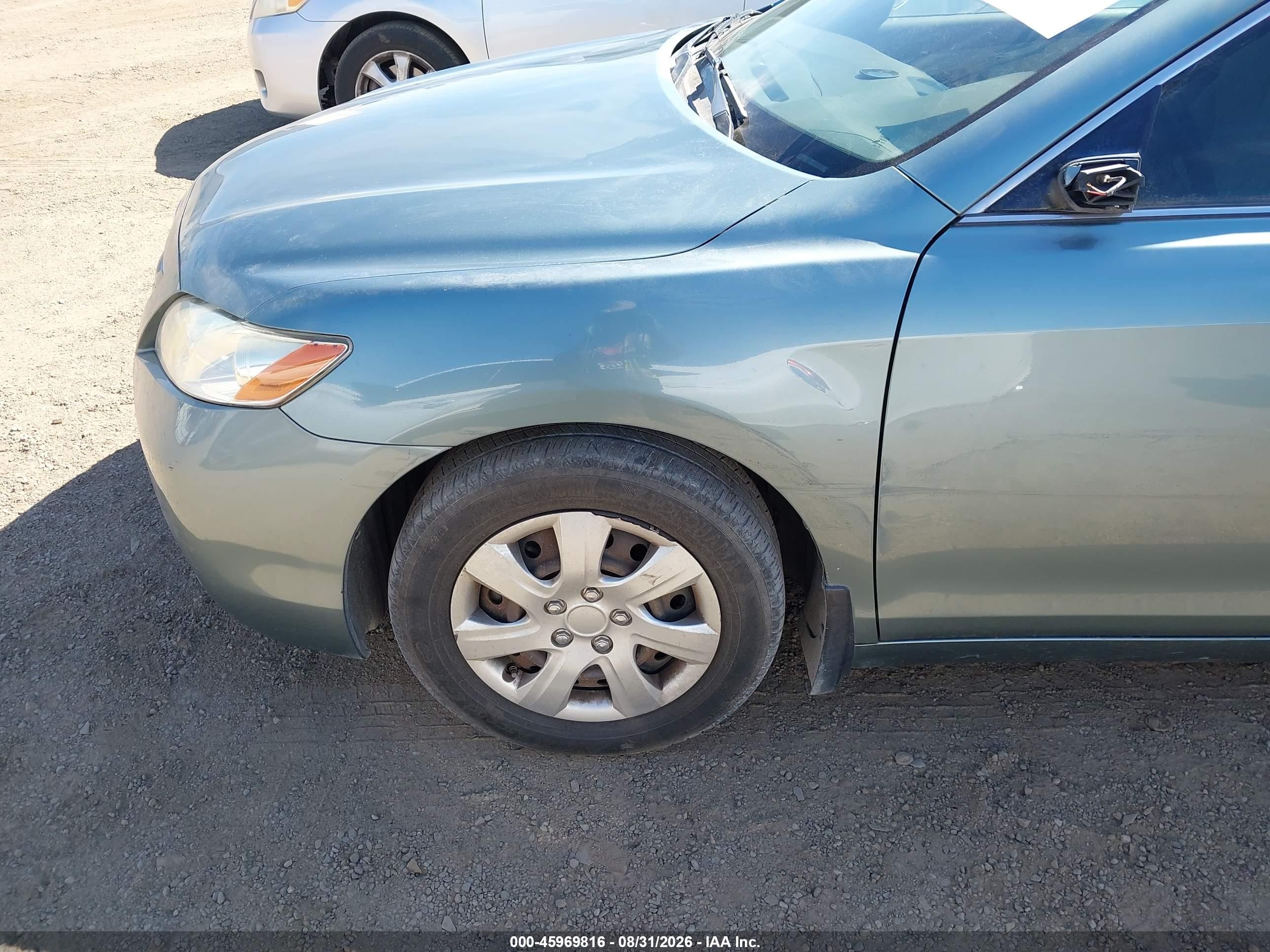 2007 Toyota Camry Le Green vin: 4T1BE46K07U613325
