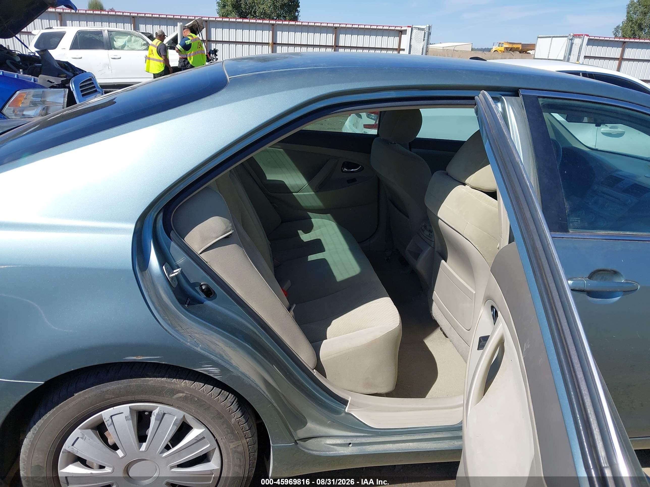 2007 Toyota Camry Le Green vin: 4T1BE46K07U613325