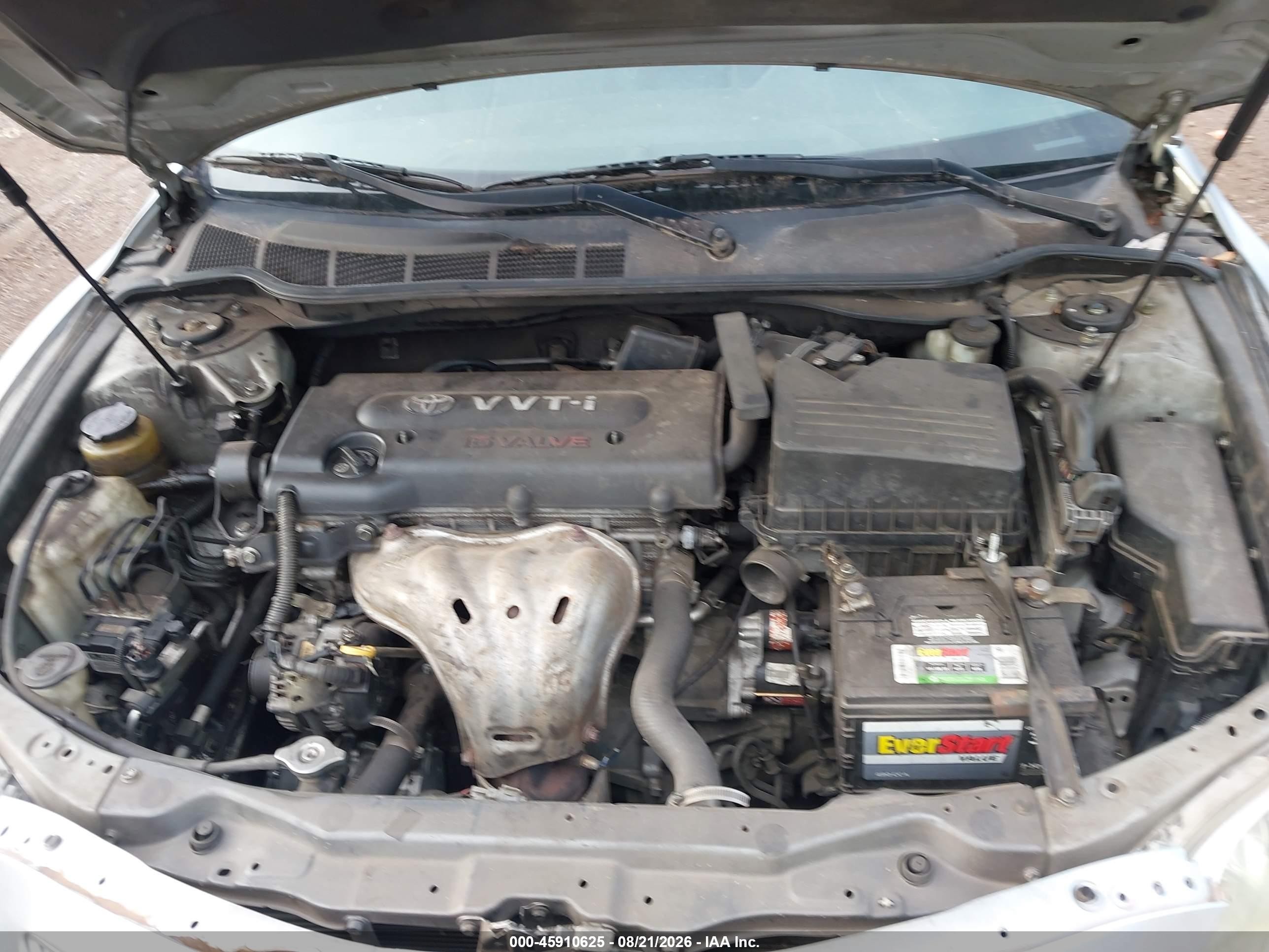 2007 Toyota Camry Le Silver vin: 4T1BE46K07U618895
