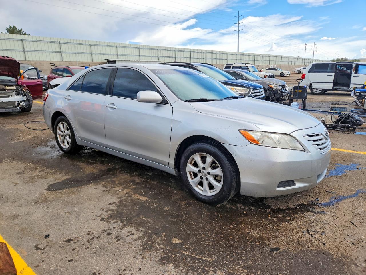 2007 Toyota Camry Le Silver vin: 4T1BE46K07U627161