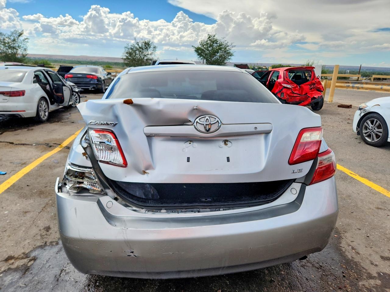 2007 Toyota Camry Le Silver vin: 4T1BE46K07U627161