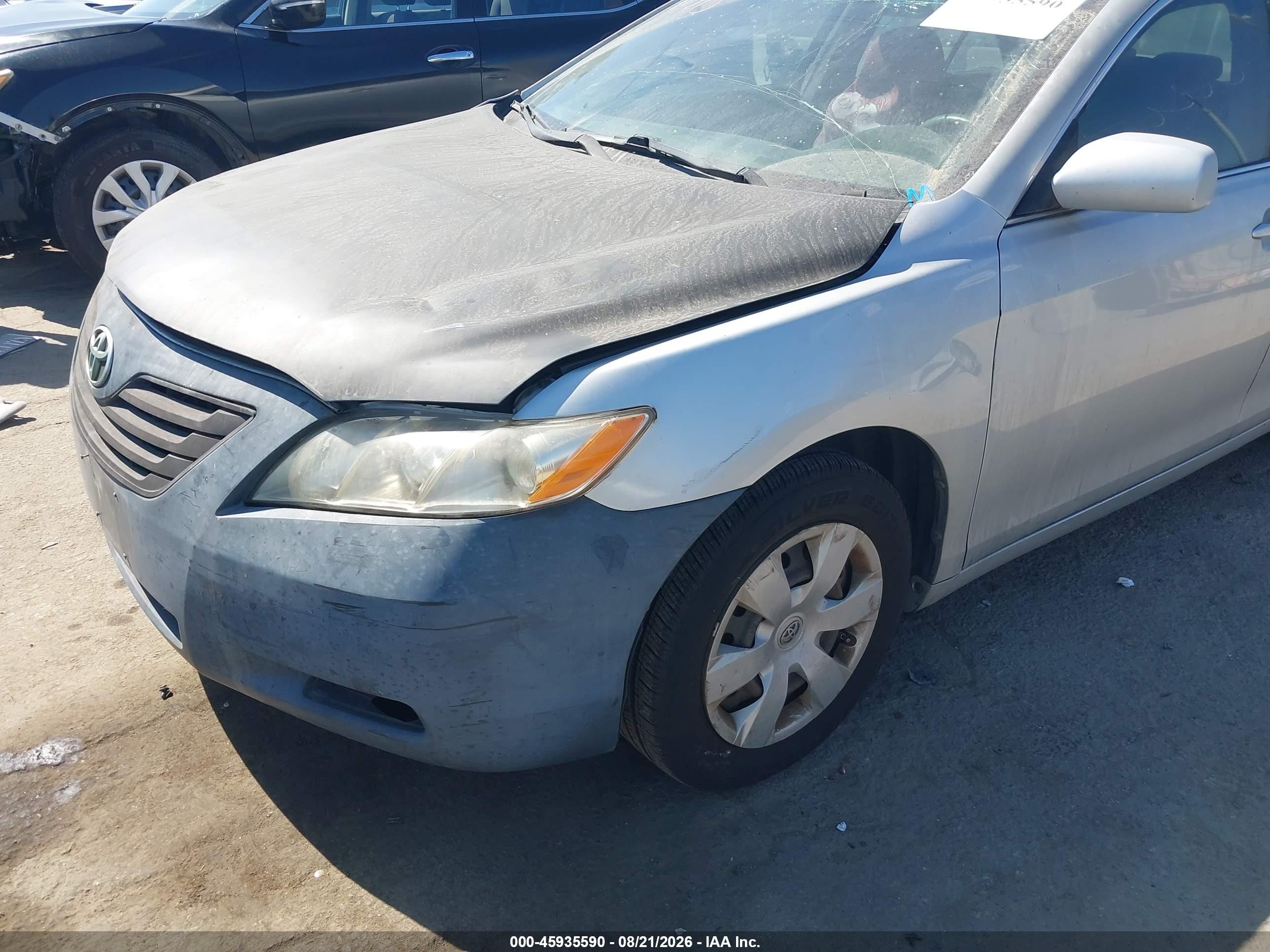 2007 Toyota Camry Ce Серебряный vin: 4T1BE46K07U639455