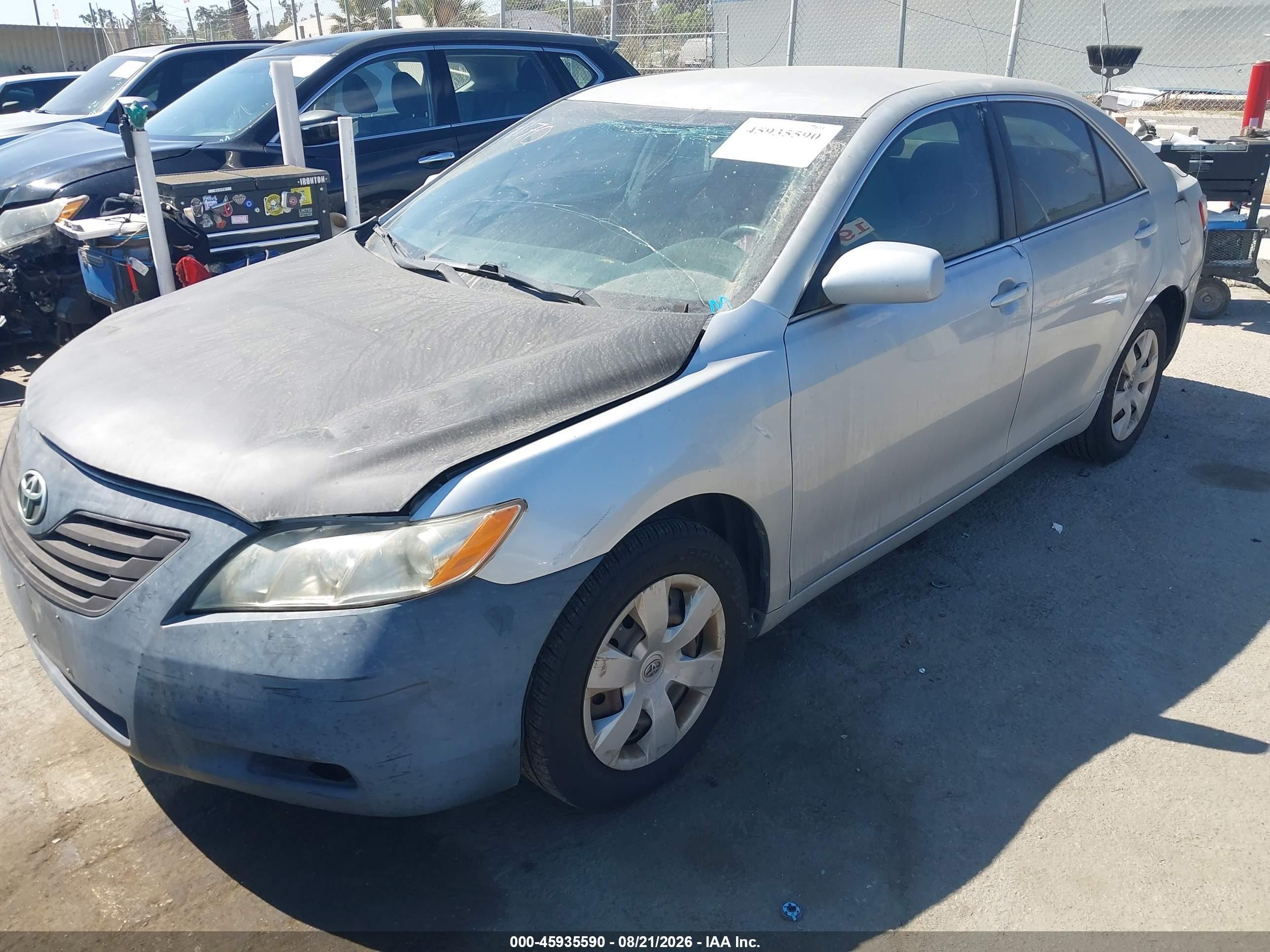 2007 Toyota Camry Ce Серебряный vin: 4T1BE46K07U639455
