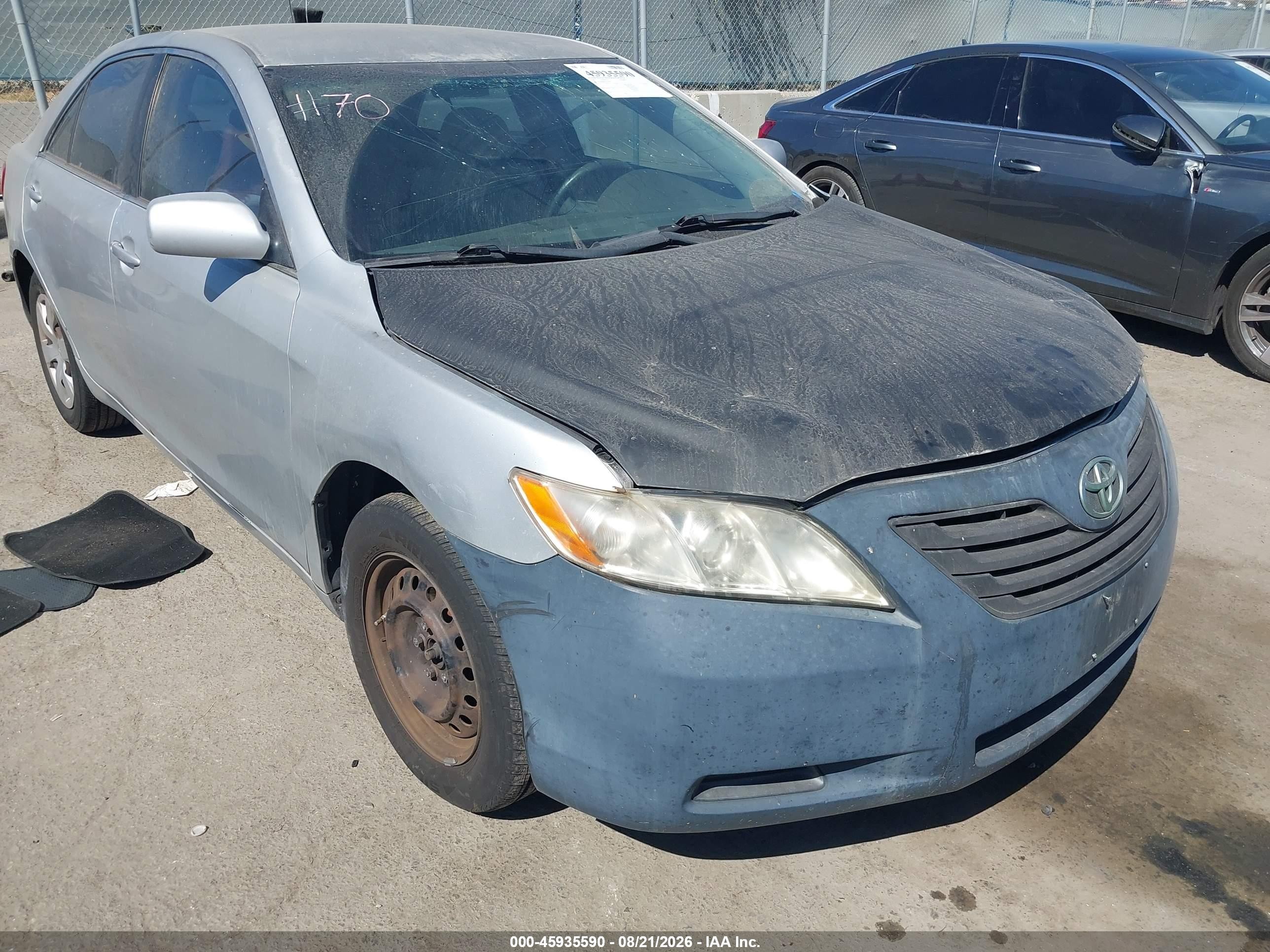 2007 Toyota Camry Ce Серебряный vin: 4T1BE46K07U639455