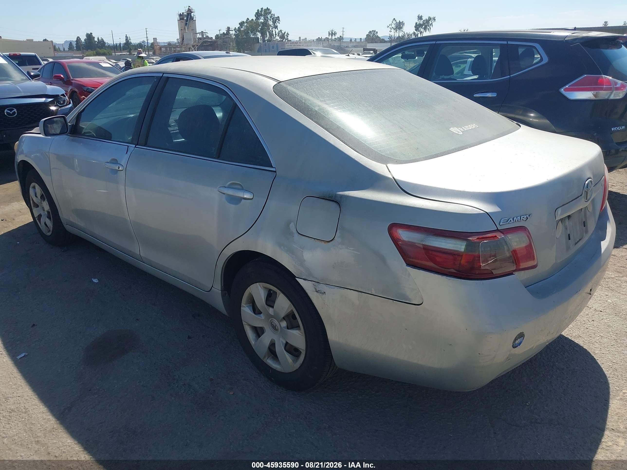 2007 Toyota Camry Ce Серебряный vin: 4T1BE46K07U639455