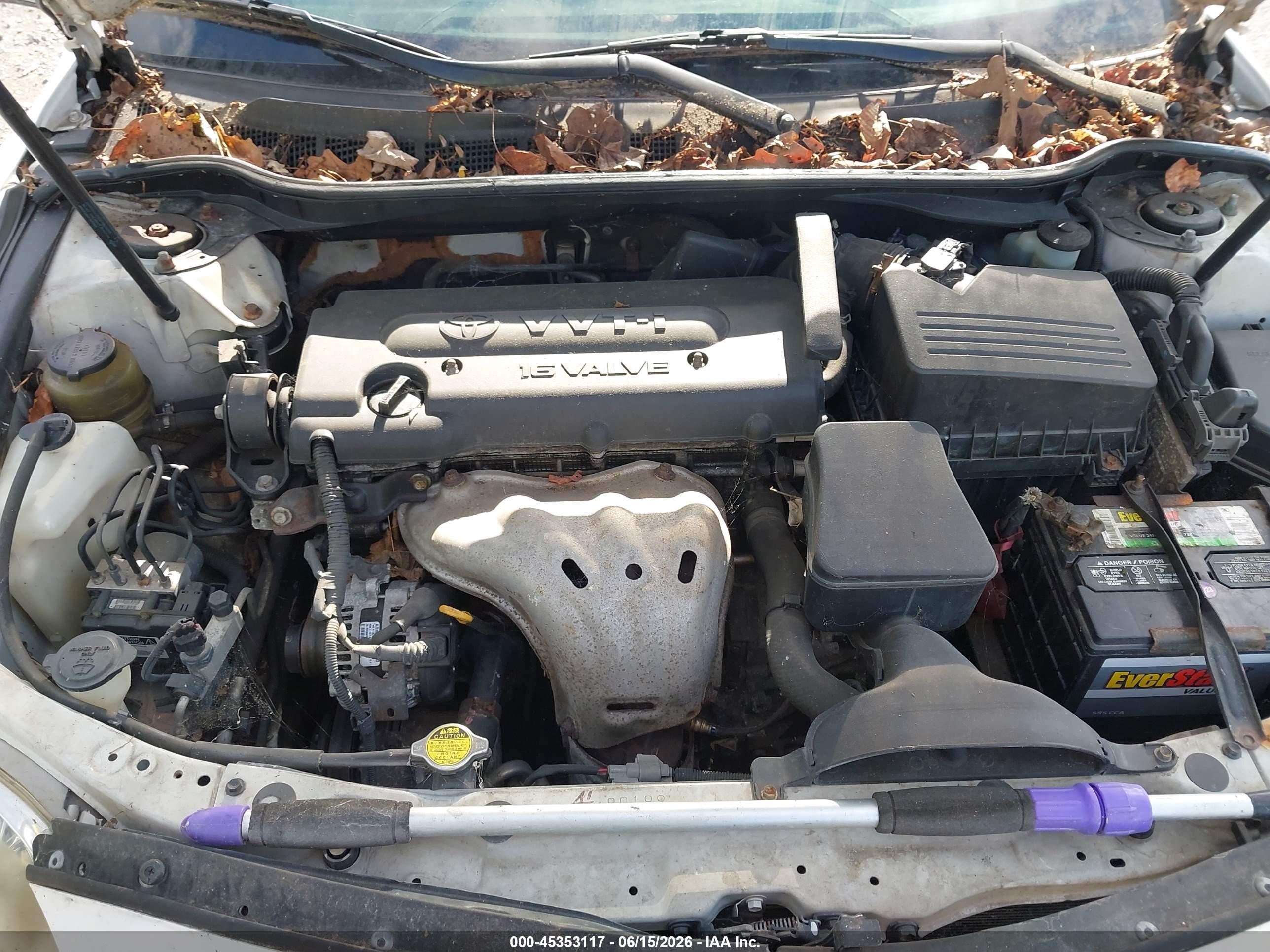 2007 Toyota Camry Le White vin: 4T1BE46K07U640315