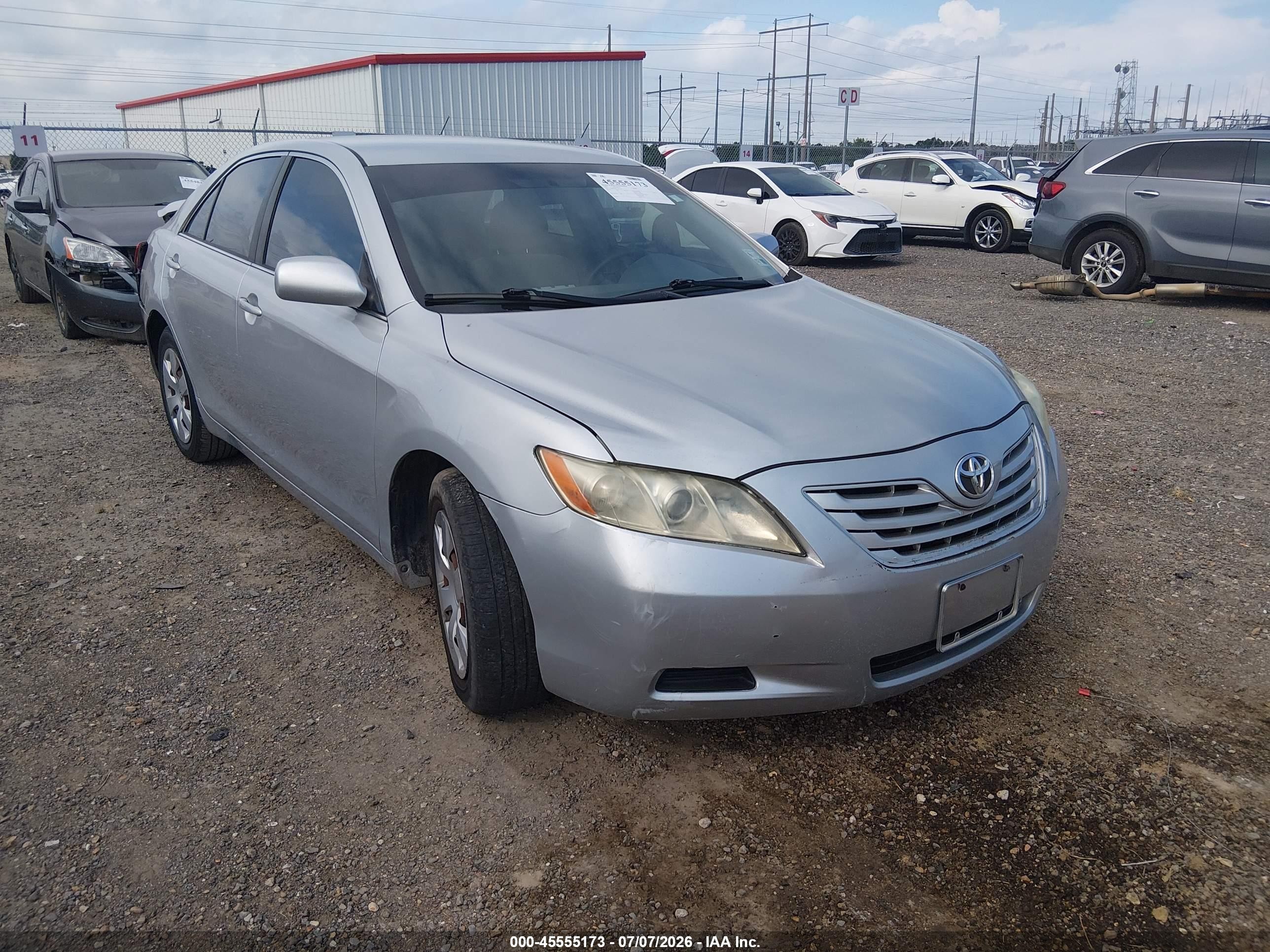 2007 Toyota Camry Le Серебряный vin: 4T1BE46K07U655123