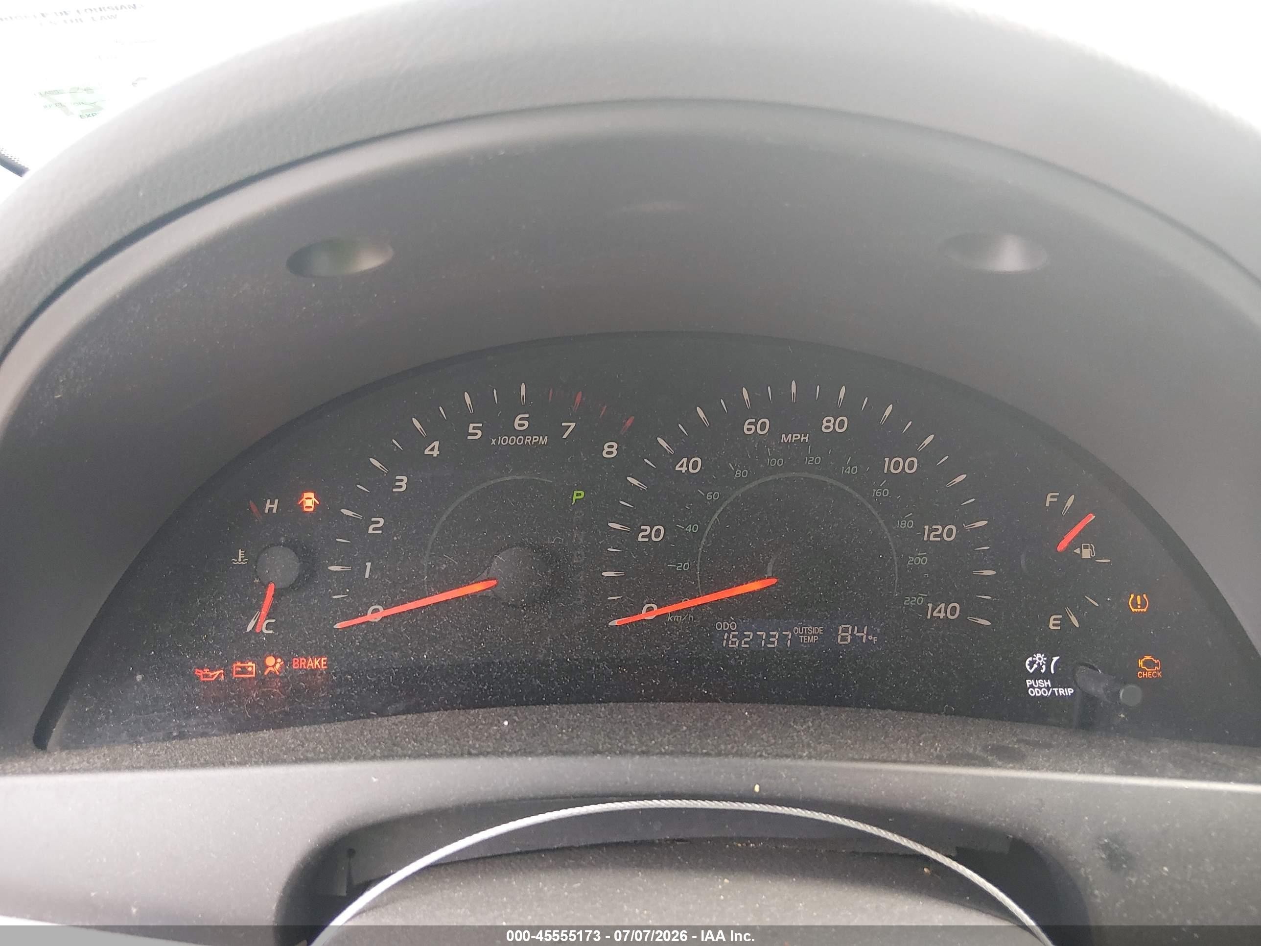 2007 Toyota Camry Le Серебряный vin: 4T1BE46K07U655123