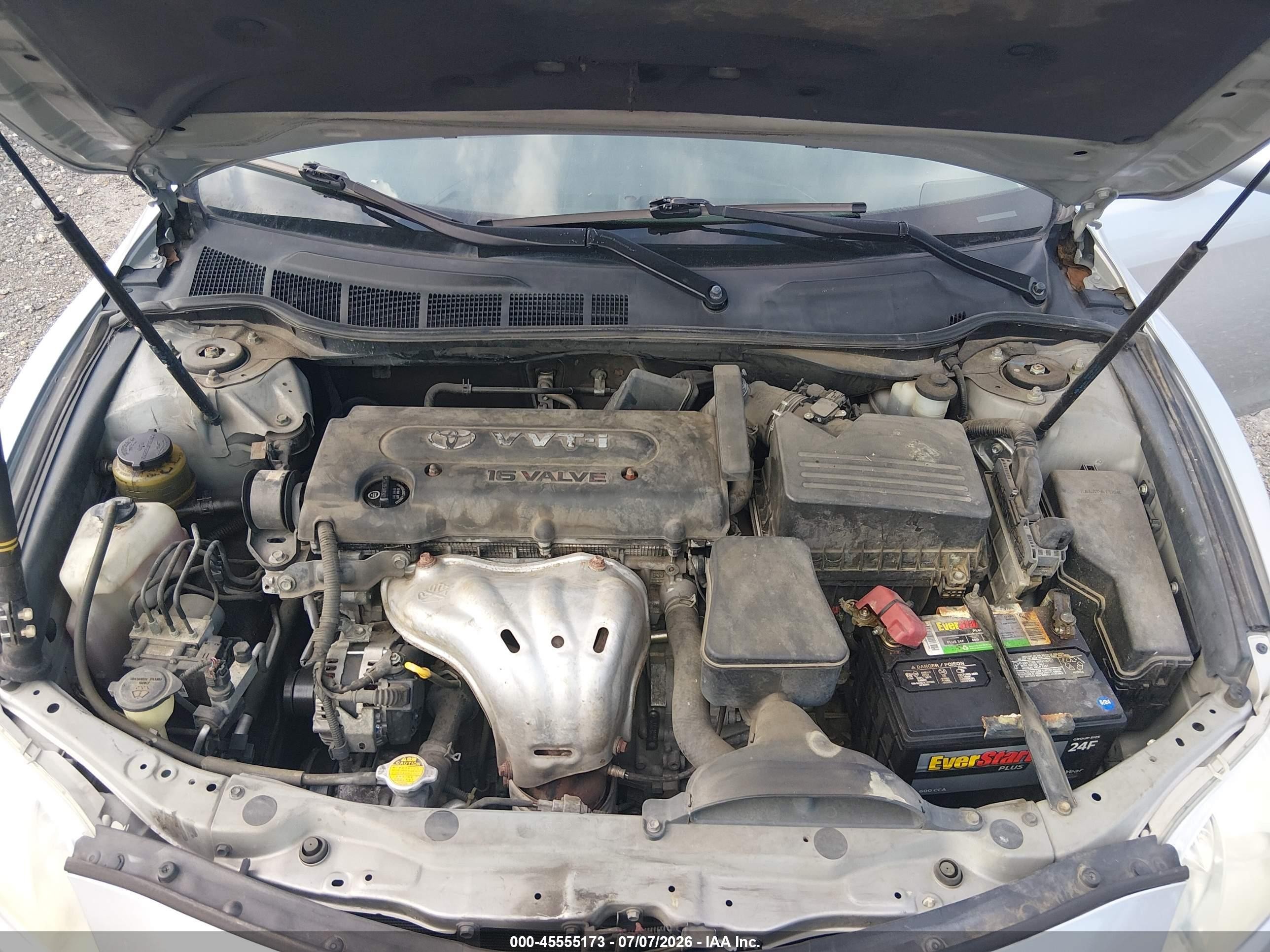 2007 Toyota Camry Le Серебряный vin: 4T1BE46K07U655123