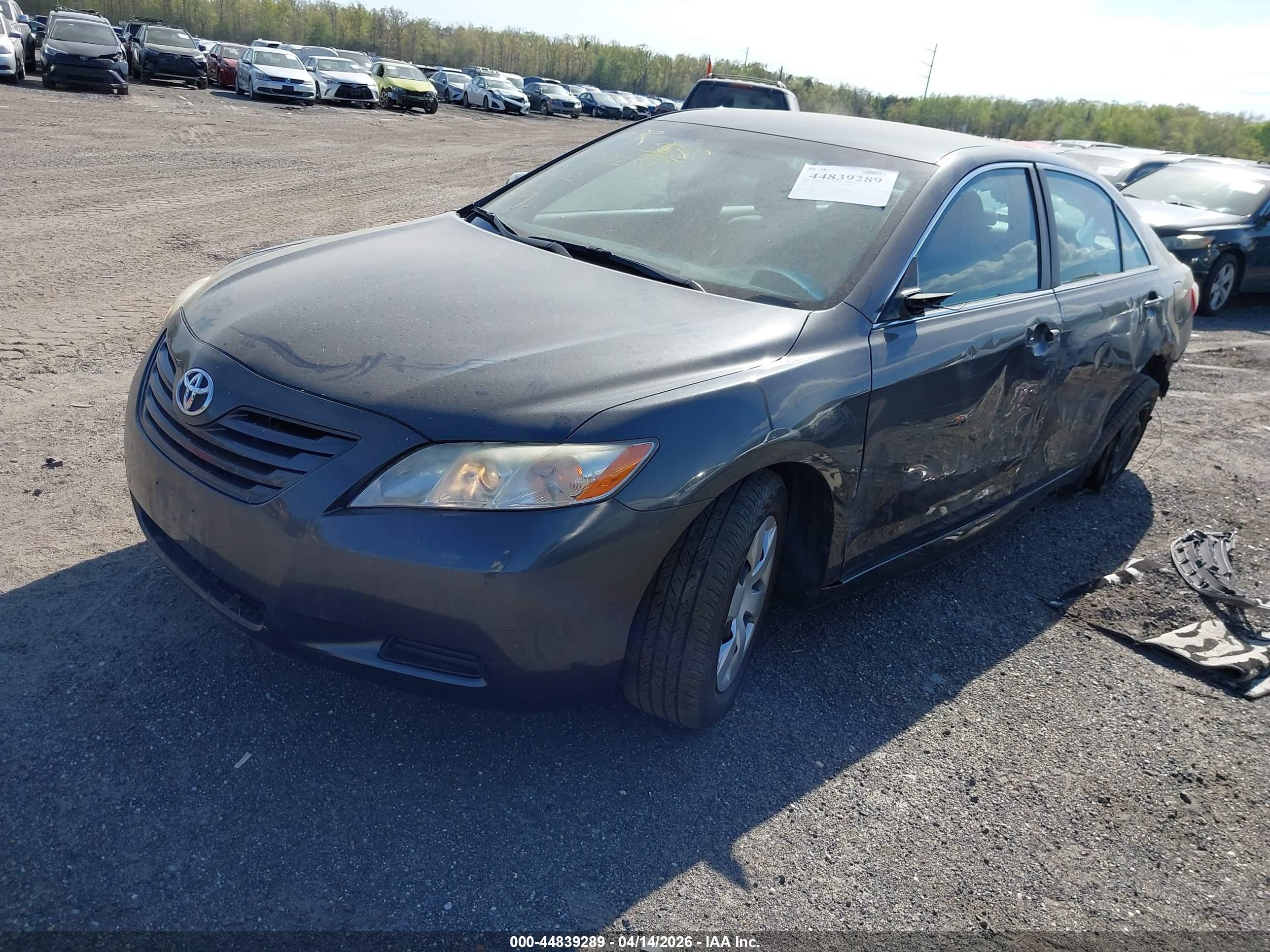 2007 Toyota Camry Ce/le/xle/se Gray vin: 4T1BE46K07U676117