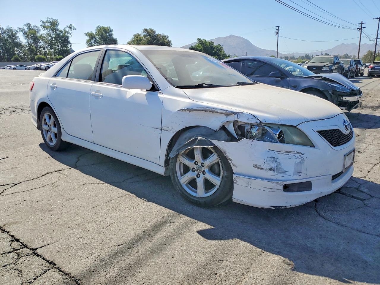 2007 Toyota Camry Se Белый vin: 4T1BE46K07U676196
