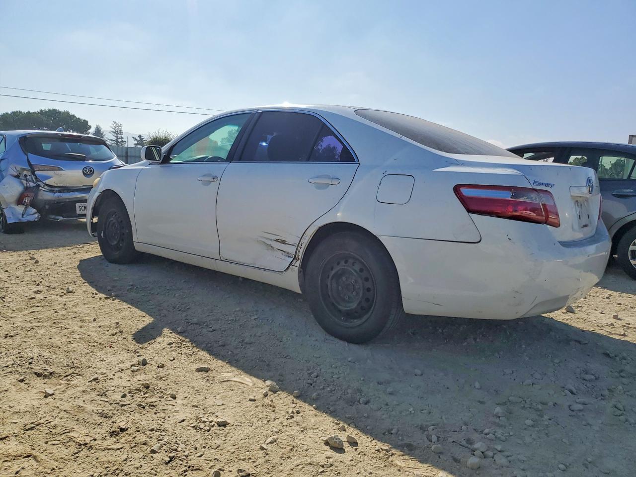 2007 Toyota Camry Le White vin: 4T1BE46K07U700304