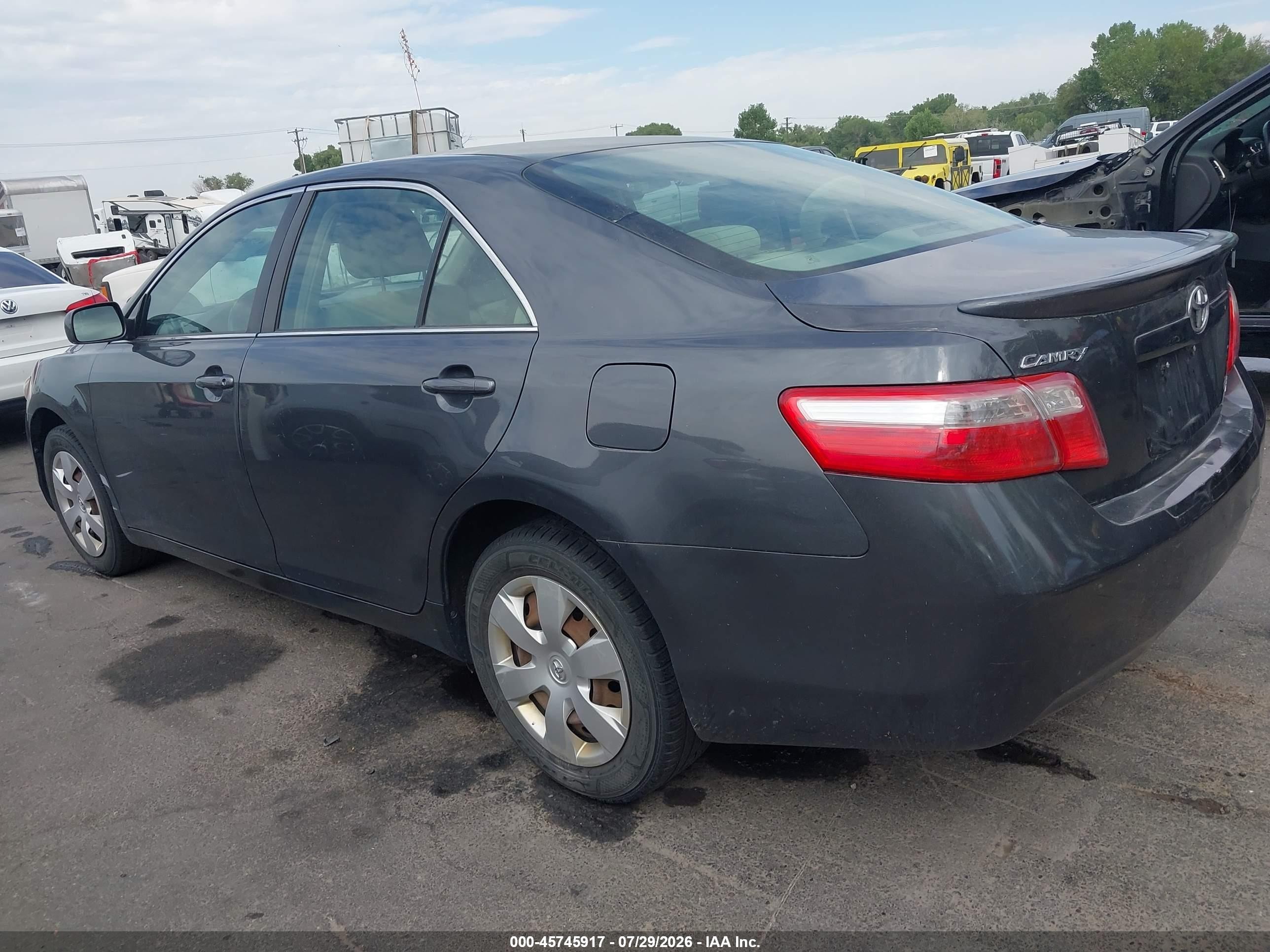 2008 Toyota Camry Le Серый vin: 4T1BE46K08U199366