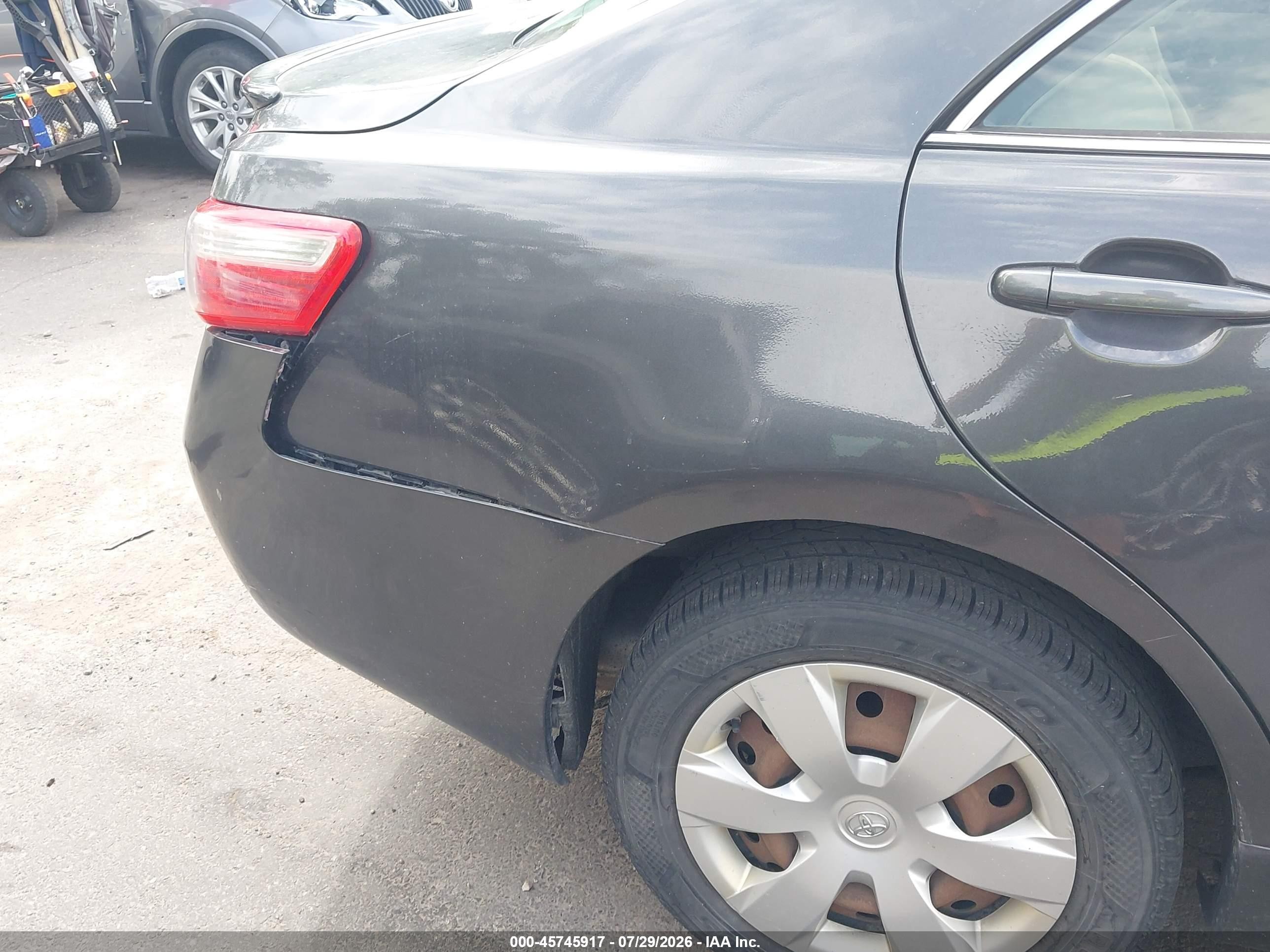 2008 Toyota Camry Le Серый vin: 4T1BE46K08U199366