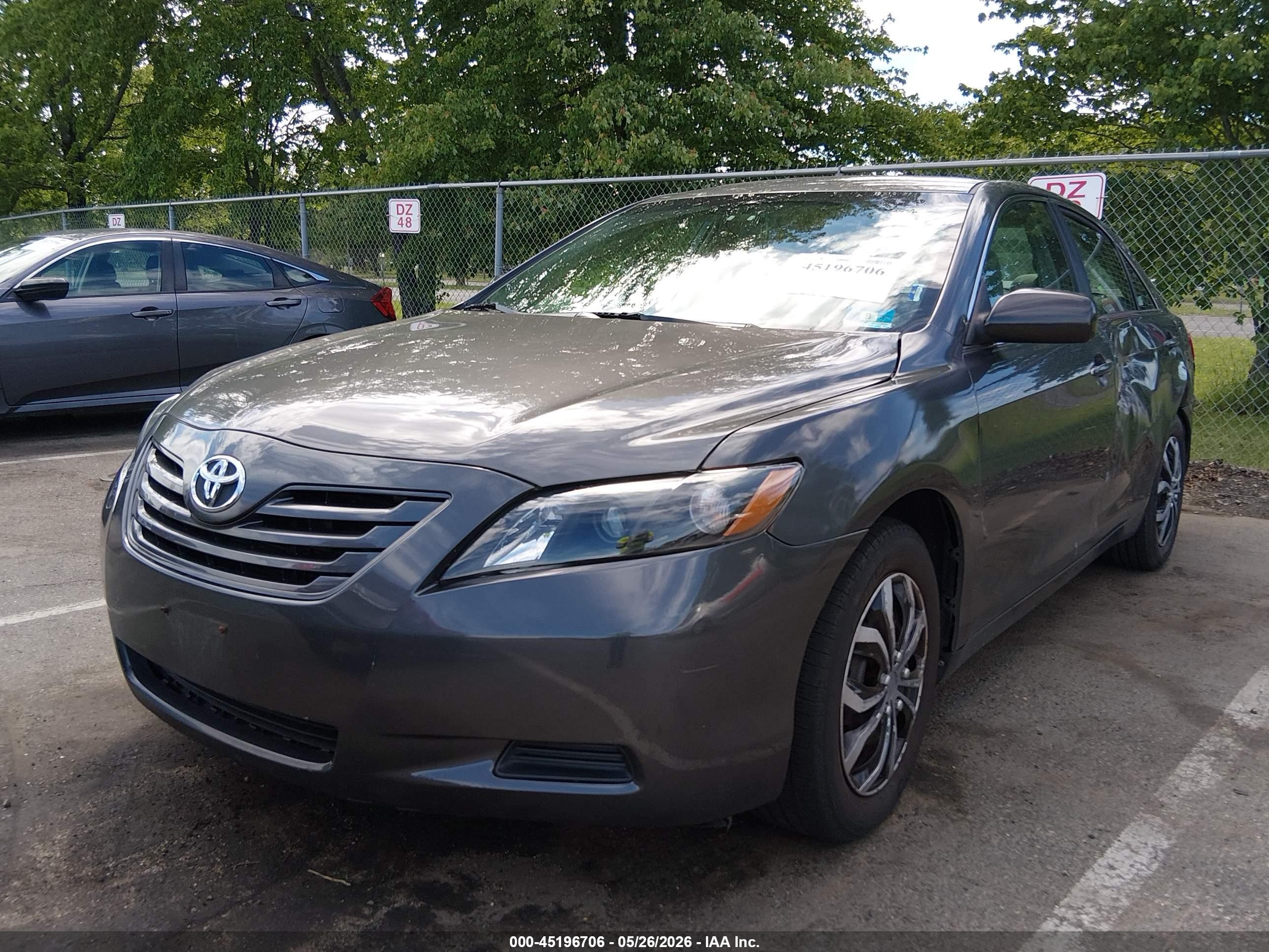 2008 Toyota Camry Le Gray vin: 4T1BE46K08U203108