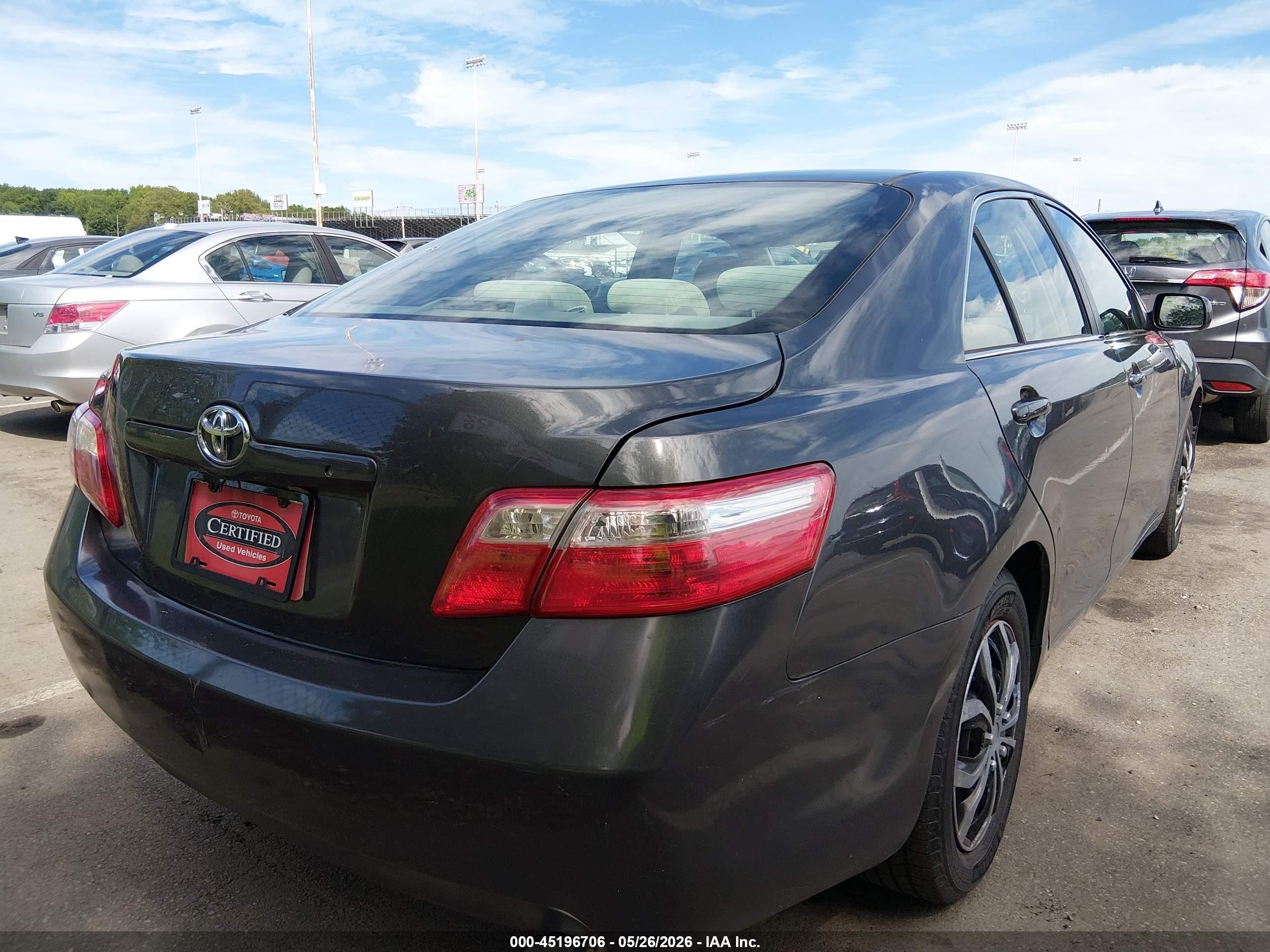 2008 Toyota Camry Le Gray vin: 4T1BE46K08U203108