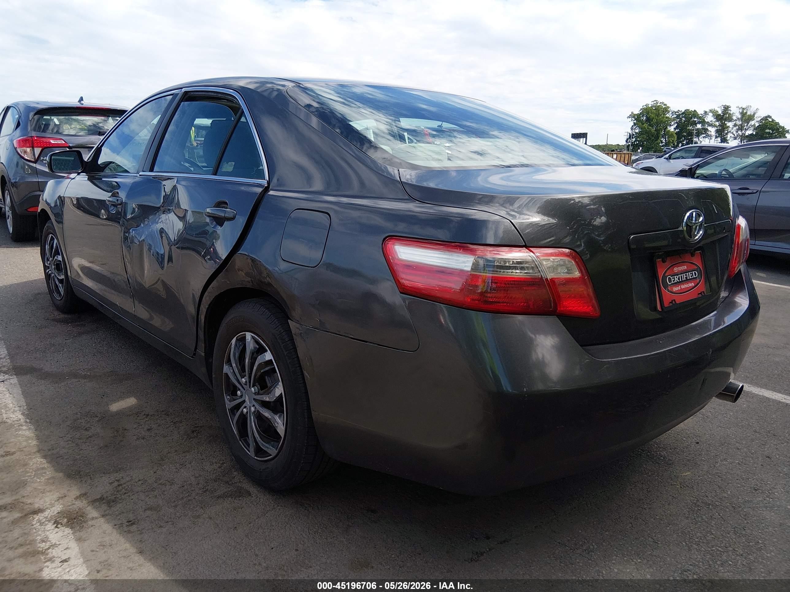 2008 Toyota Camry Le Gray vin: 4T1BE46K08U203108