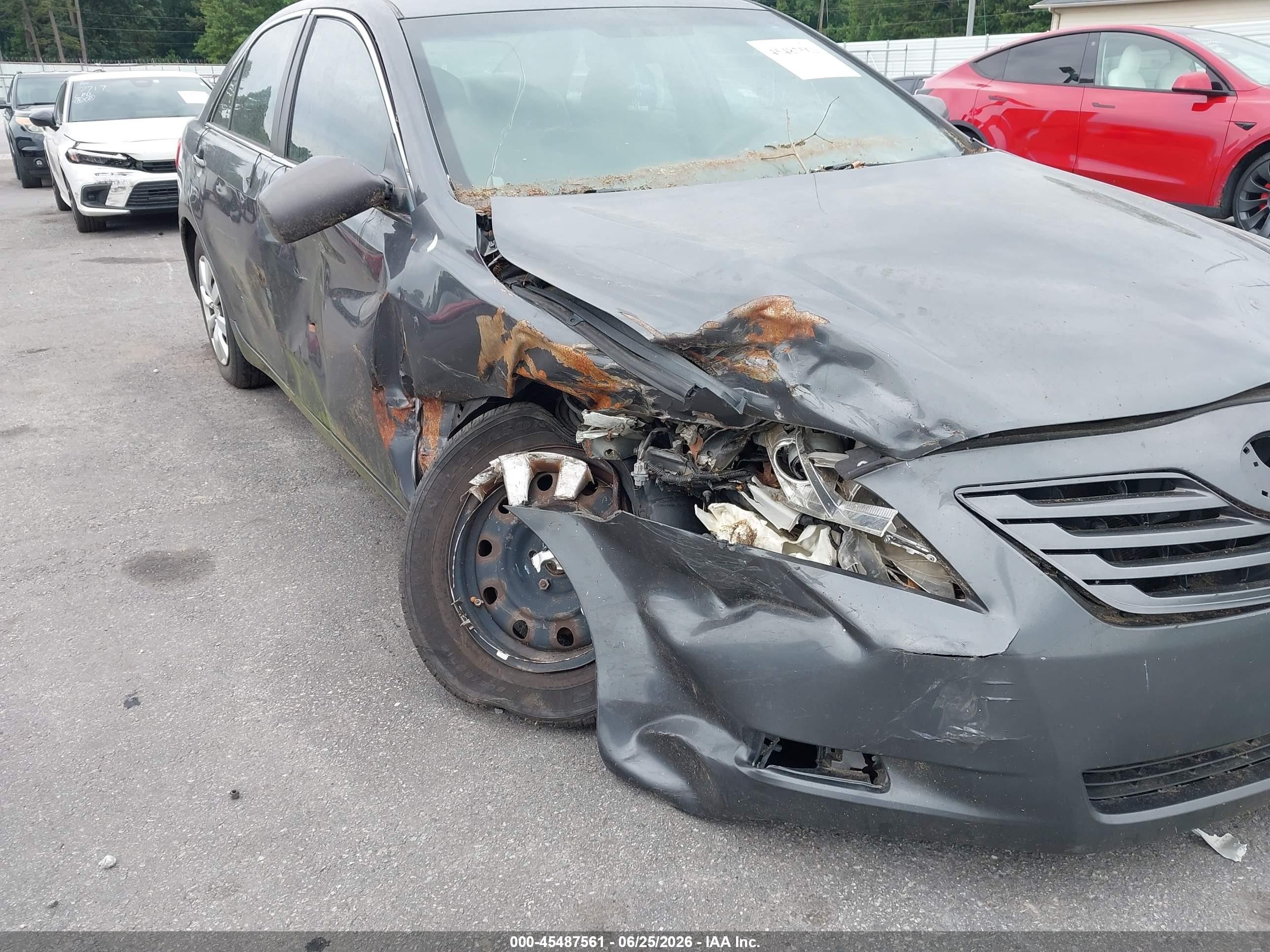 2008 Toyota Camry Le Серый vin: 4T1BE46K08U206445