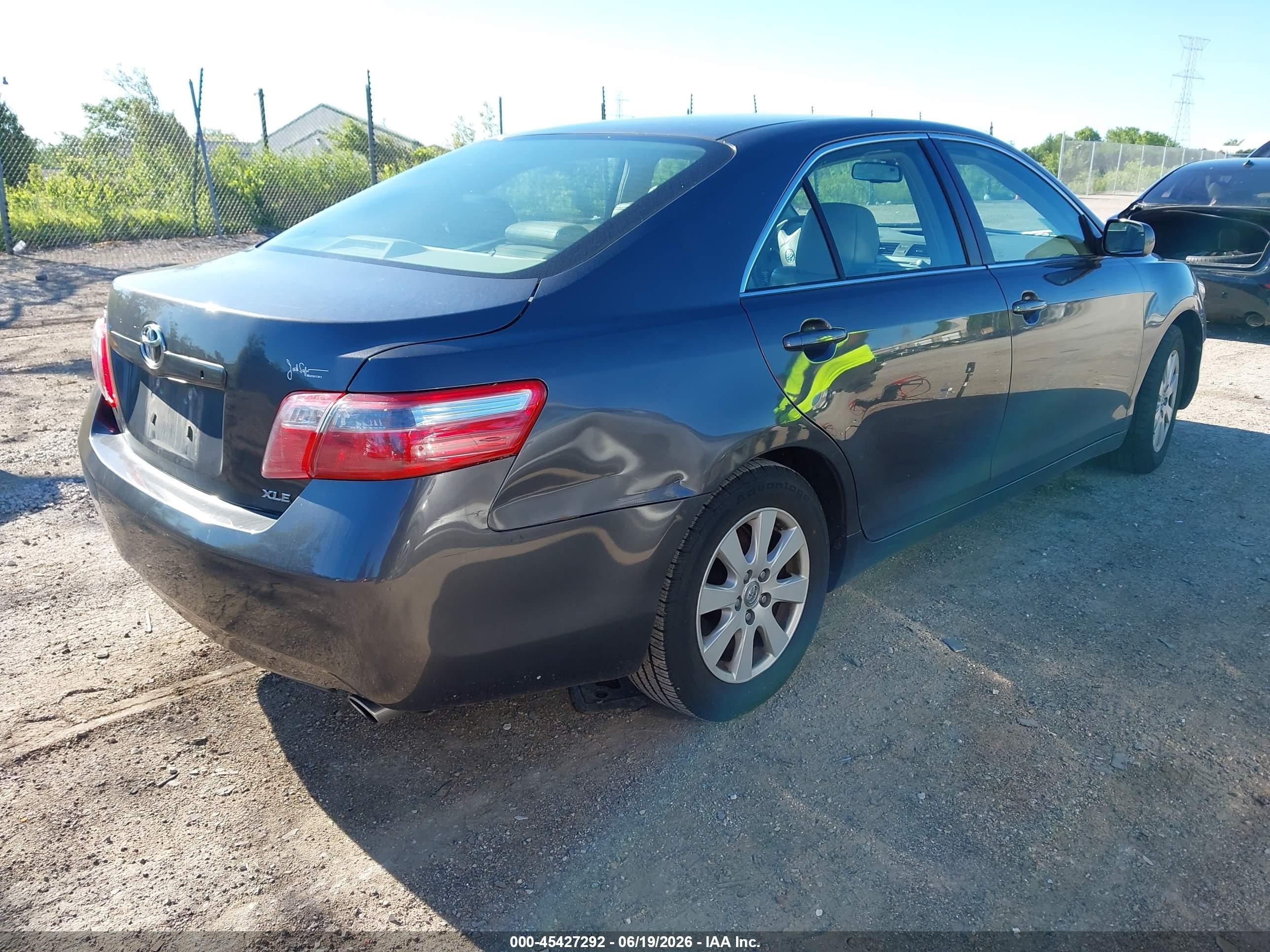 2008 Toyota Camry Xle Серый vin: 4T1BE46K08U207840