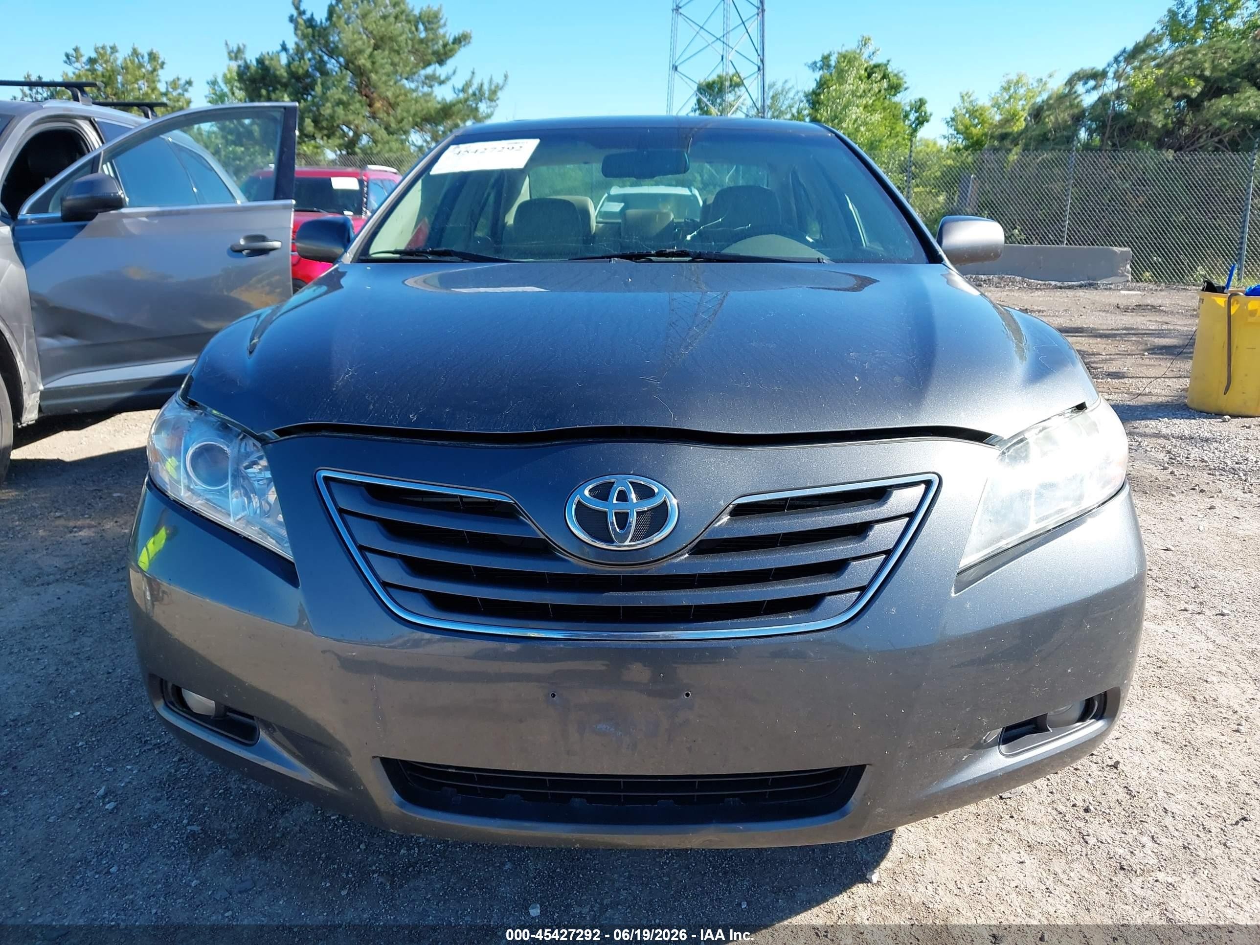 2008 Toyota Camry Xle Серый vin: 4T1BE46K08U207840