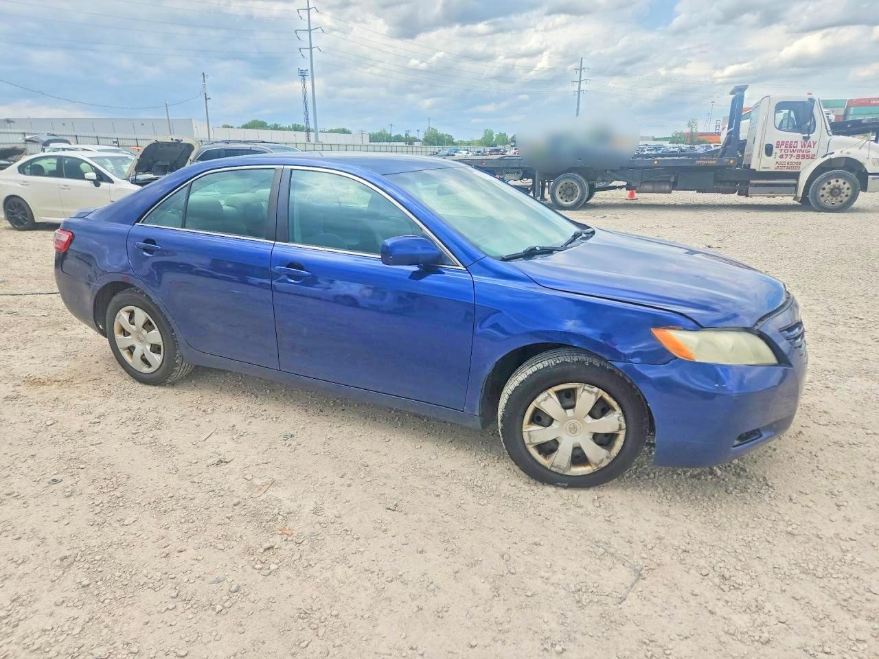 2008 Toyota Camry Le Blue vin: 4T1BE46K08U228705