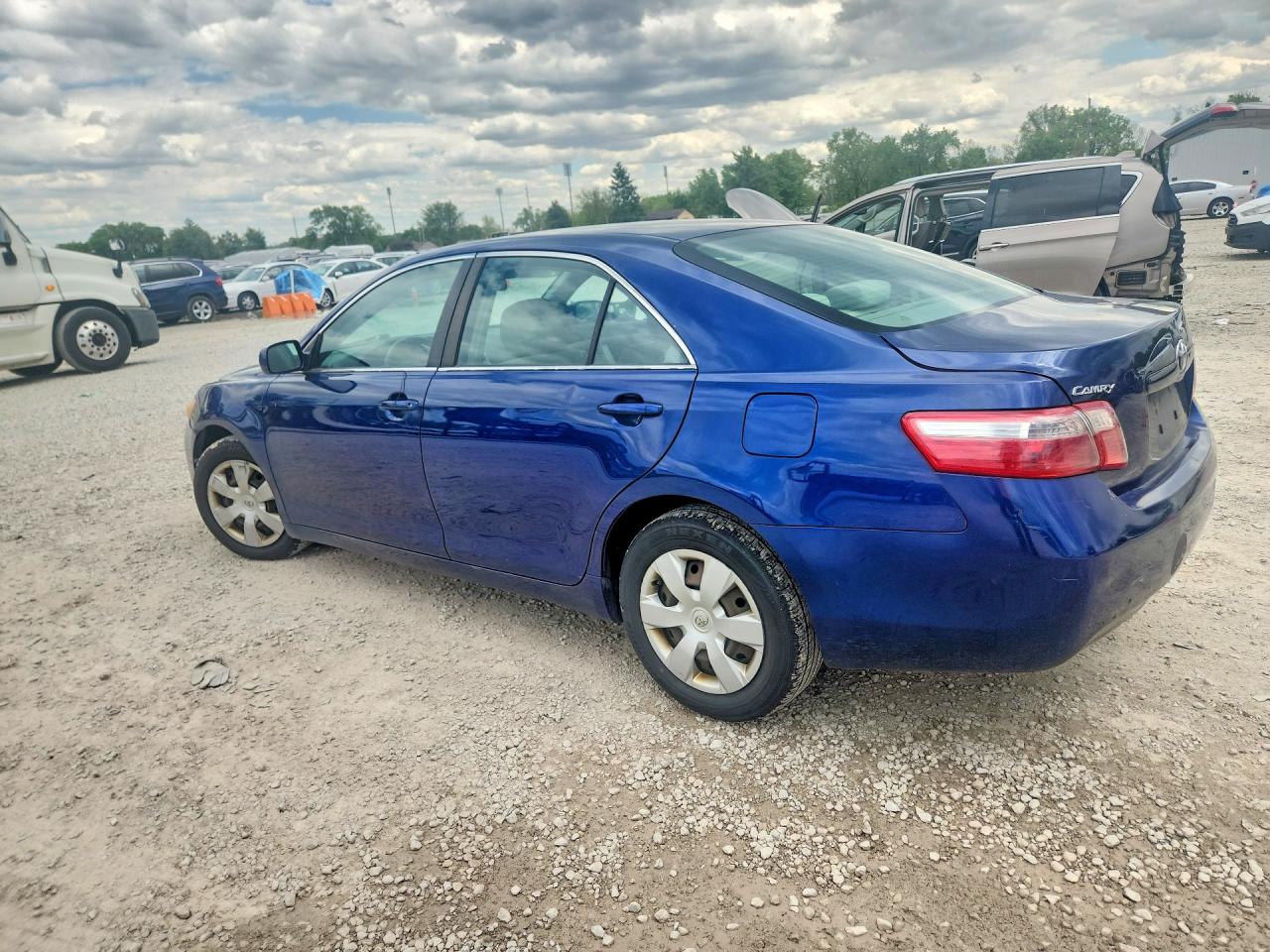 2008 Toyota Camry Le Blue vin: 4T1BE46K08U228705