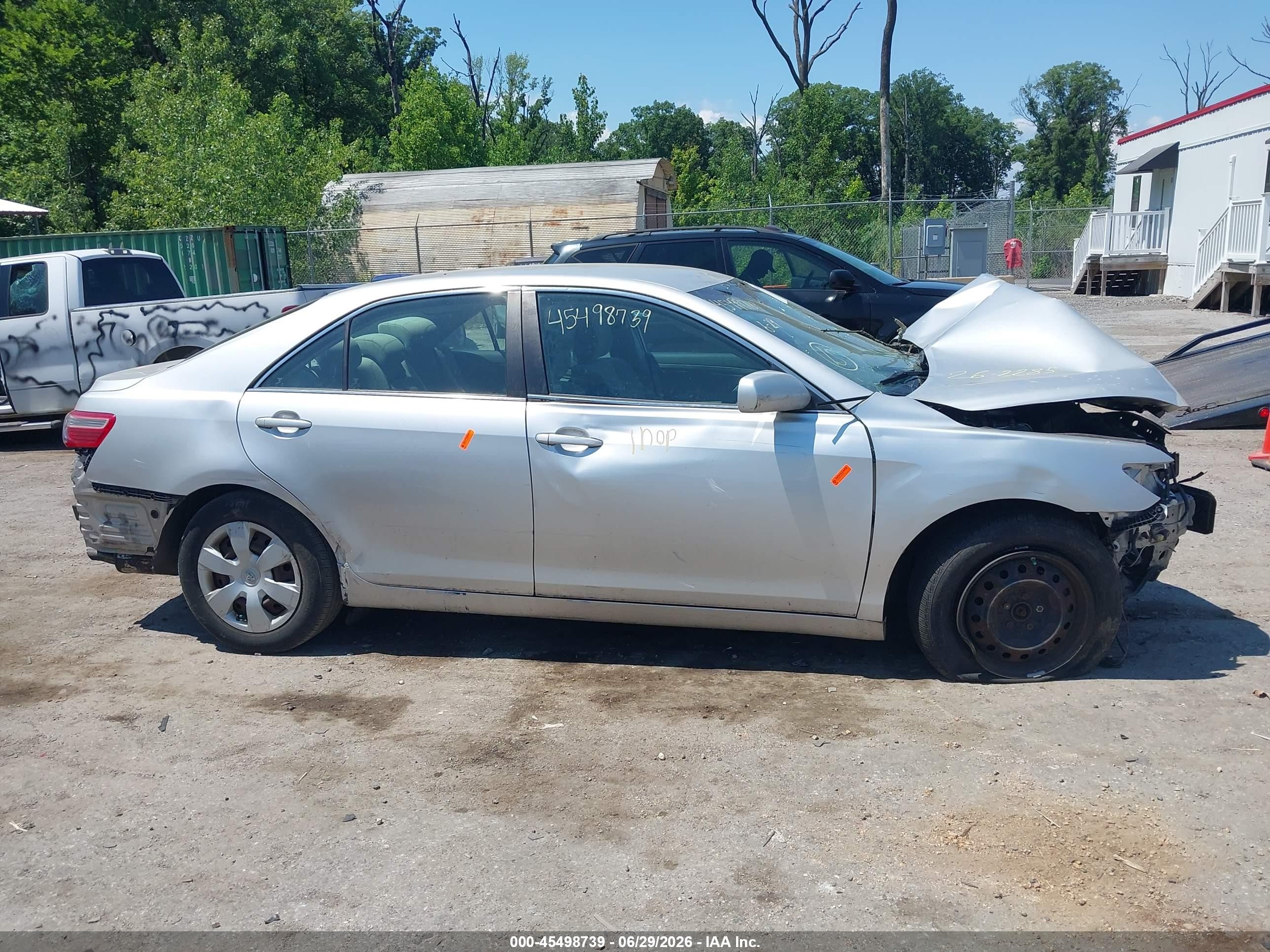 2008 Toyota Camry Le Silver vin: 4T1BE46K08U231202