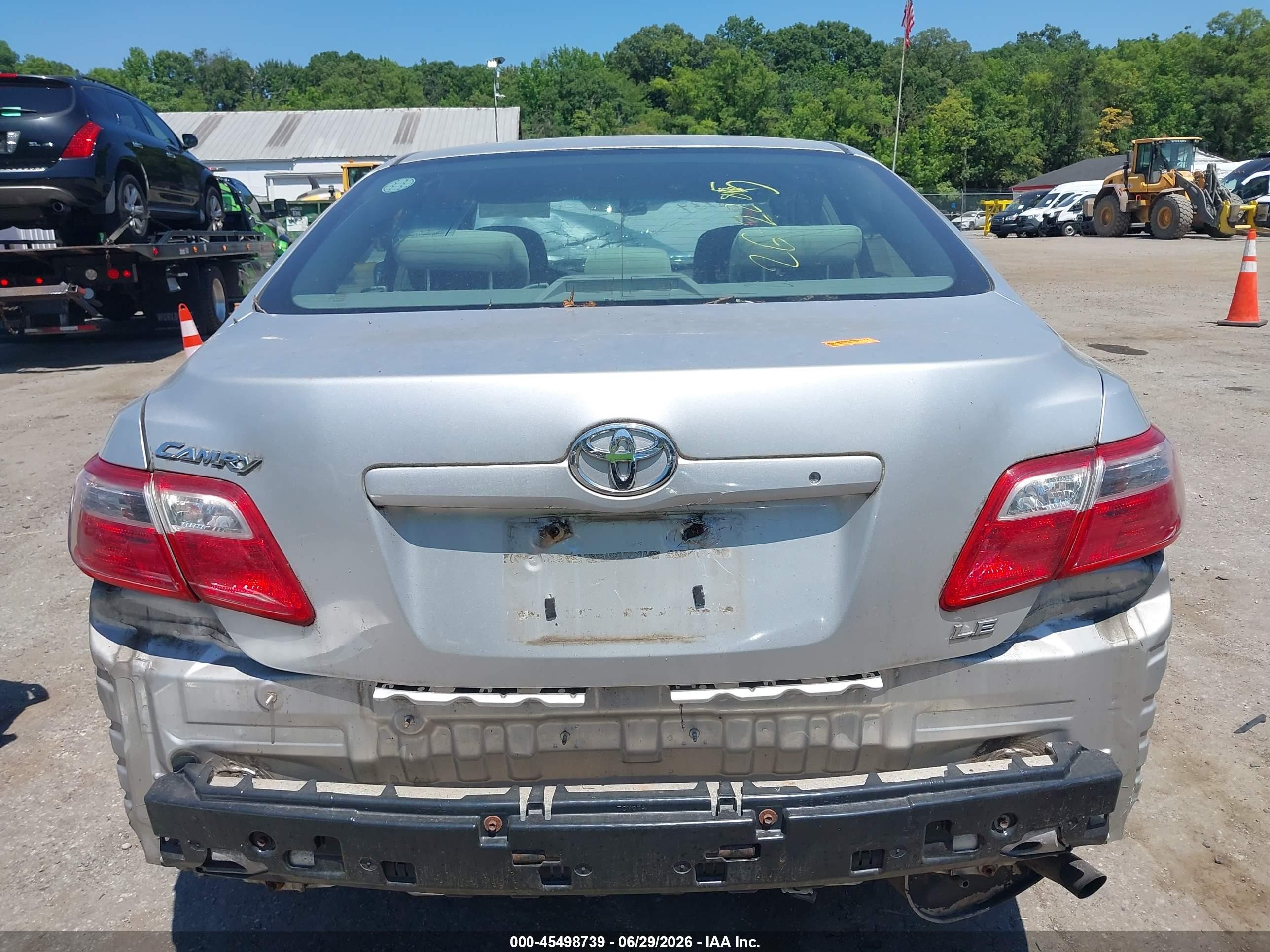 2008 Toyota Camry Le Silver vin: 4T1BE46K08U231202