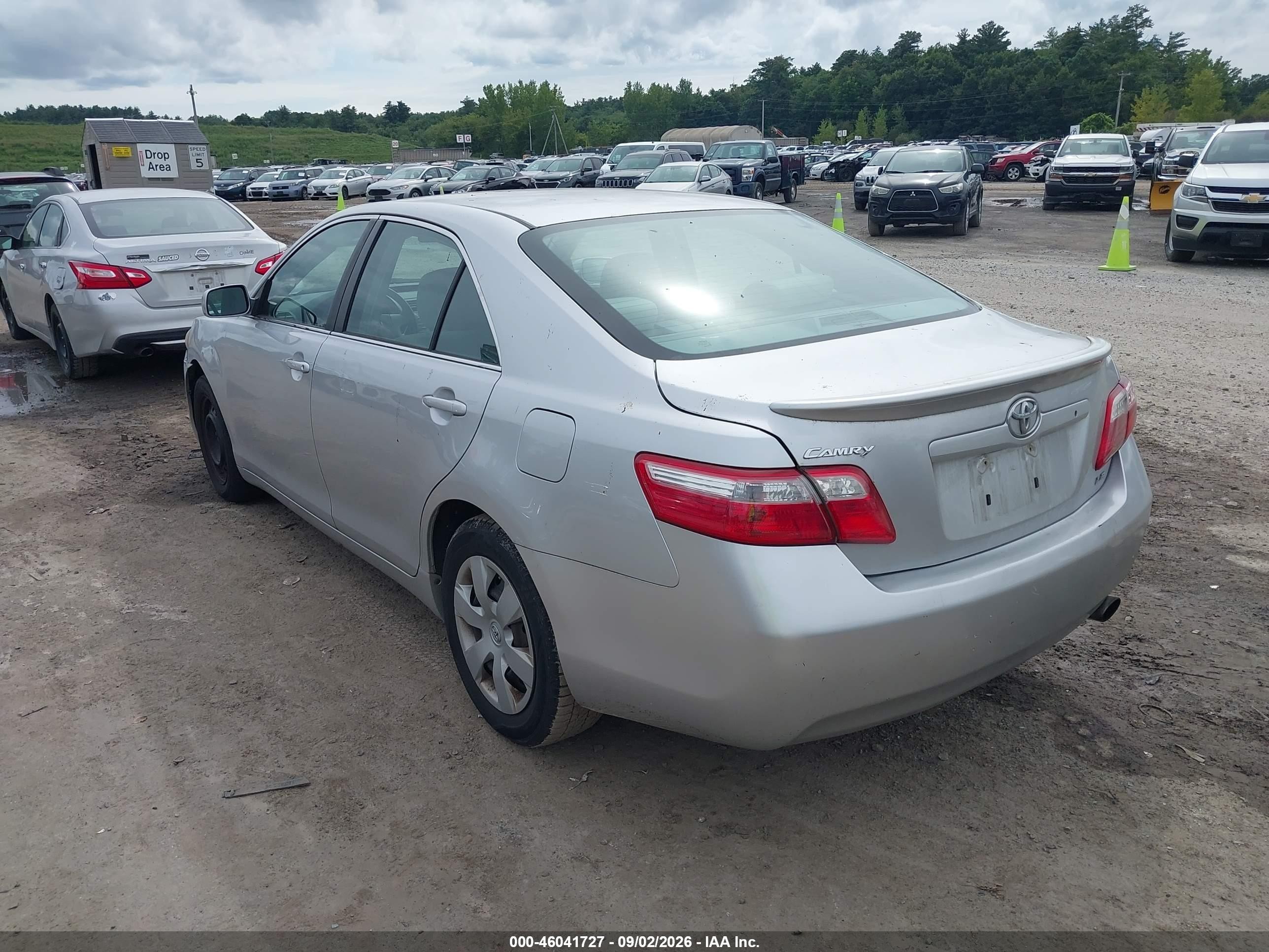 2008 Toyota Camry Le Silver vin: 4T1BE46K08U250722