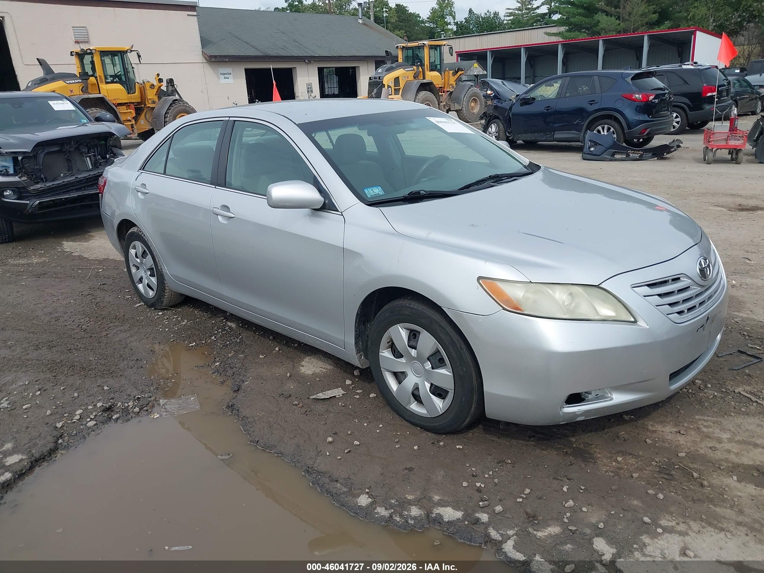 2008 Toyota Camry Le Silver vin: 4T1BE46K08U250722