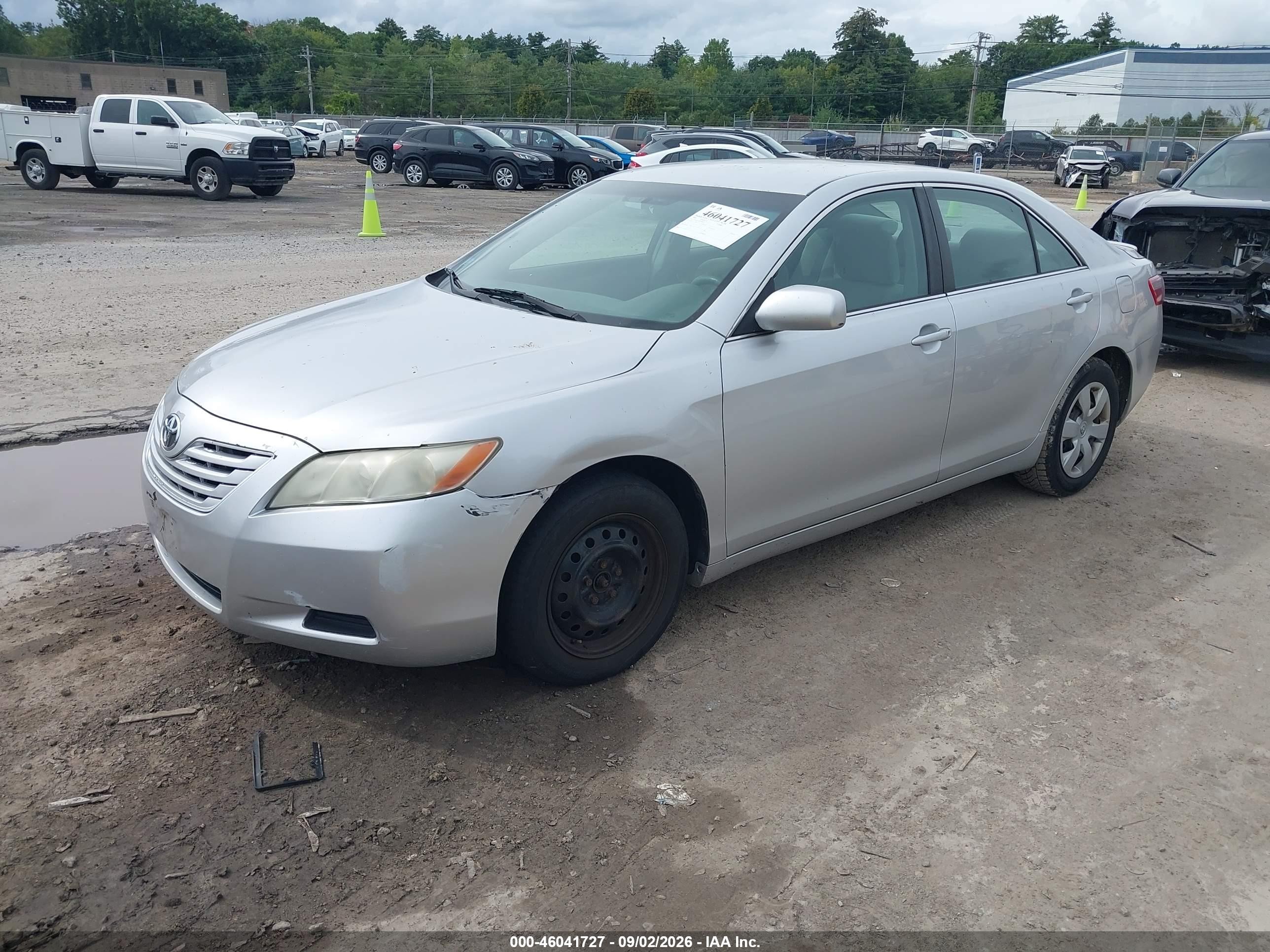 2008 Toyota Camry Le Silver vin: 4T1BE46K08U250722