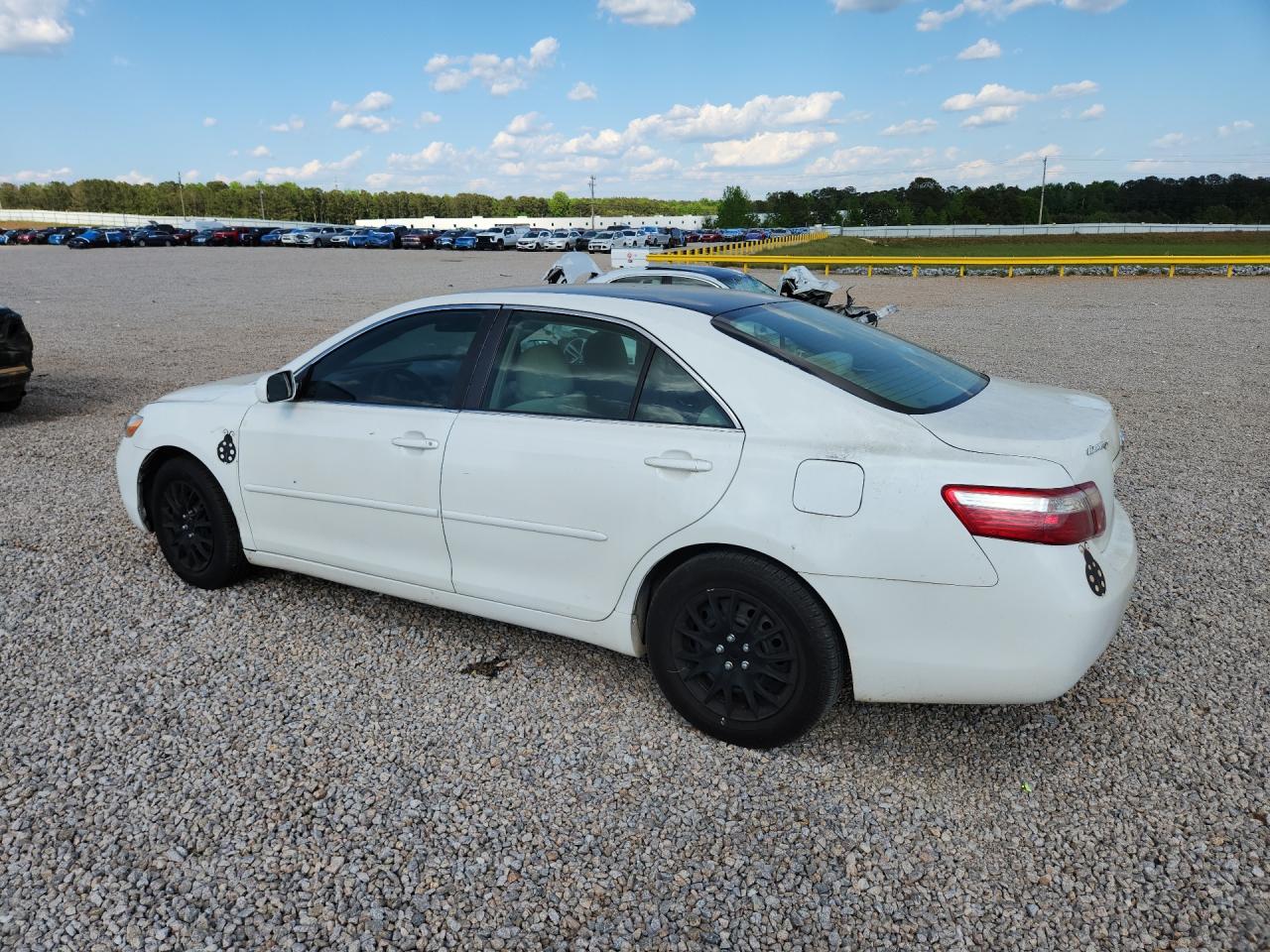 2008 Toyt Camry White vin: 4T1BE46K08U762822