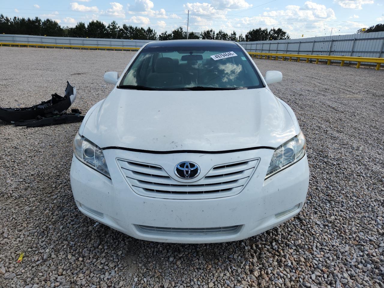 2008 Toyt Camry White vin: 4T1BE46K08U762822