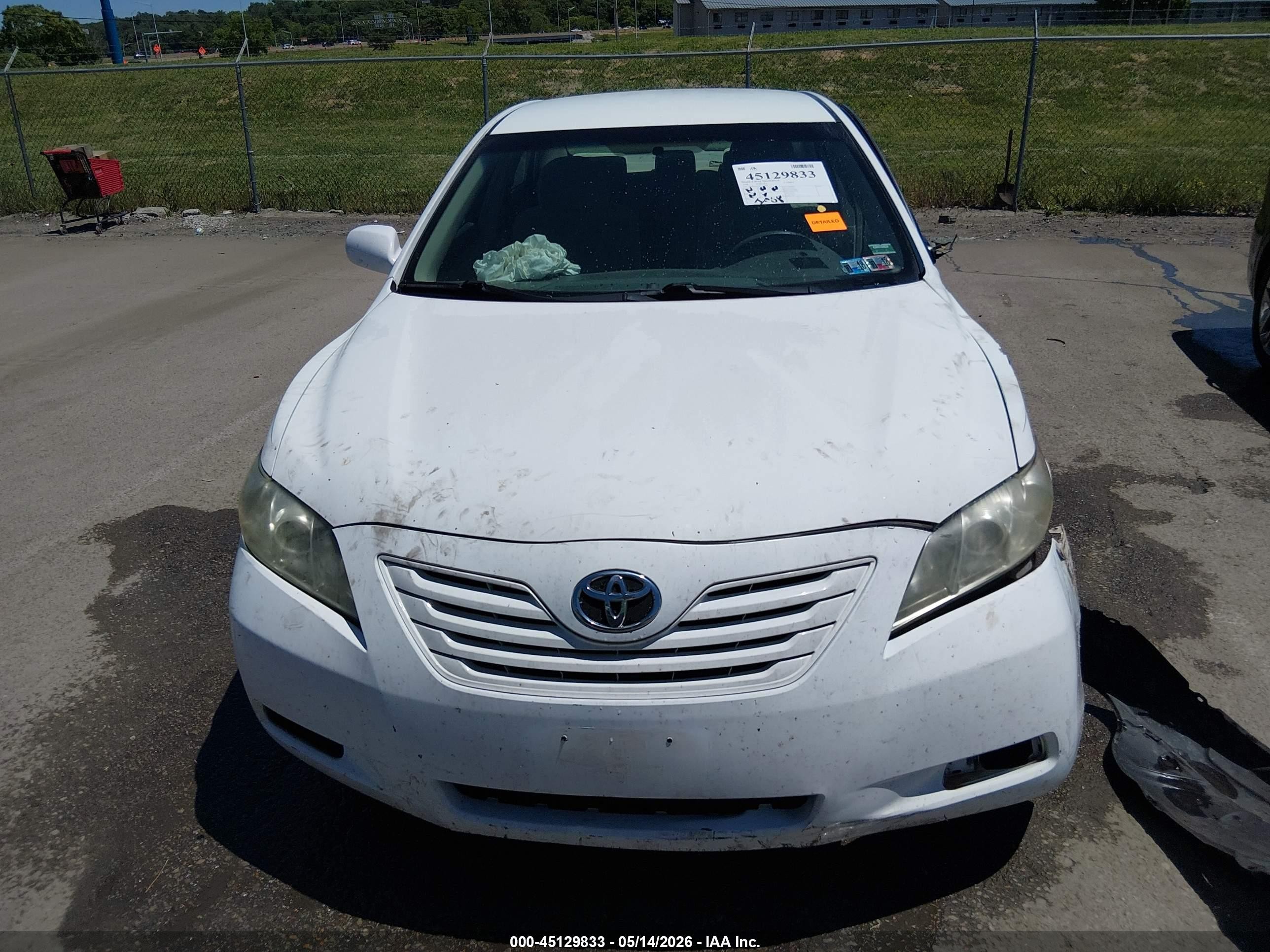 2008 Toyota Camry Le White vin: 4T1BE46K08U782603