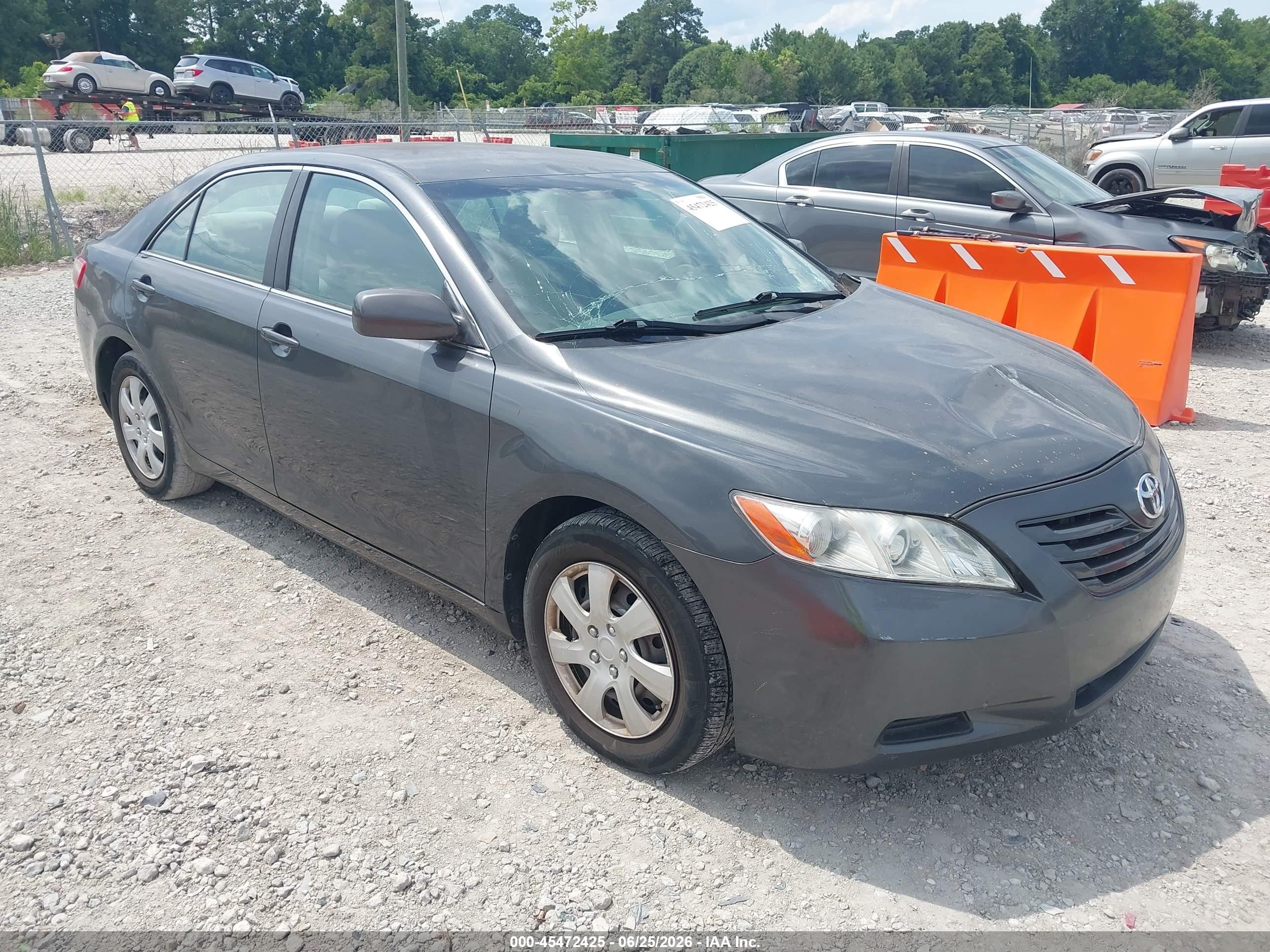 2008 Toyota Camry Le Gray vin: 4T1BE46K08U787929