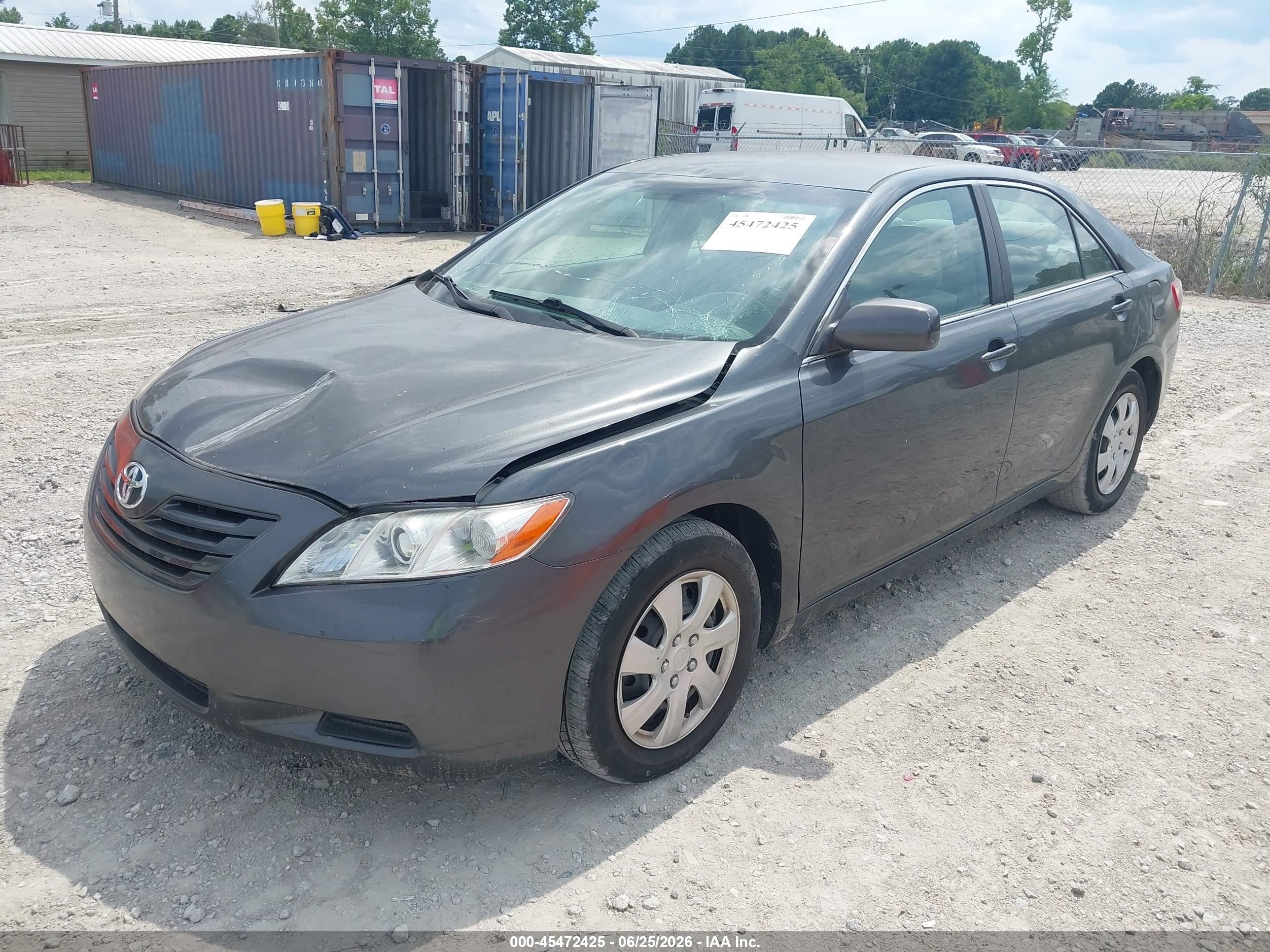 2008 Toyota Camry Le Gray vin: 4T1BE46K08U787929