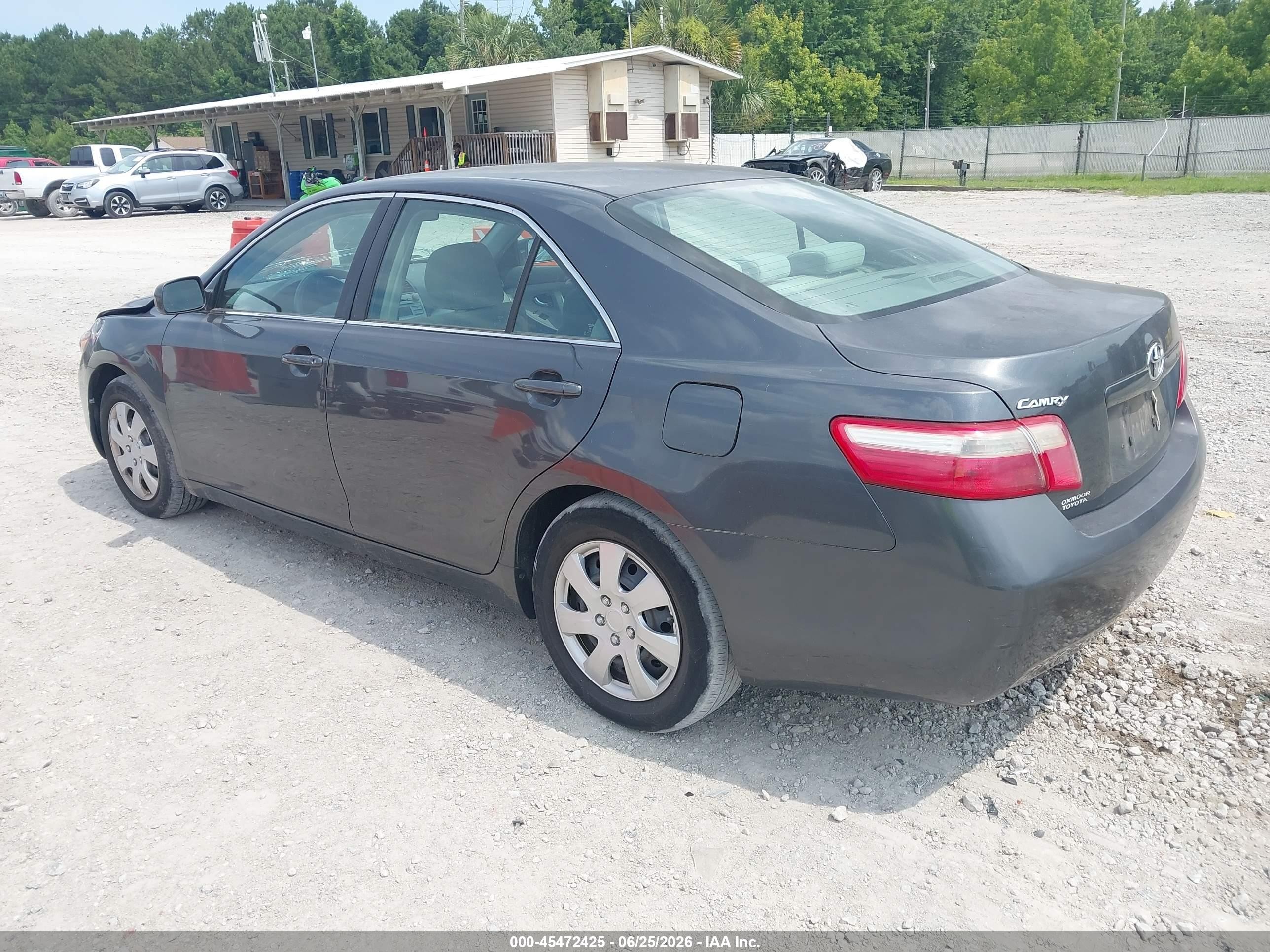 2008 Toyota Camry Le Gray vin: 4T1BE46K08U787929