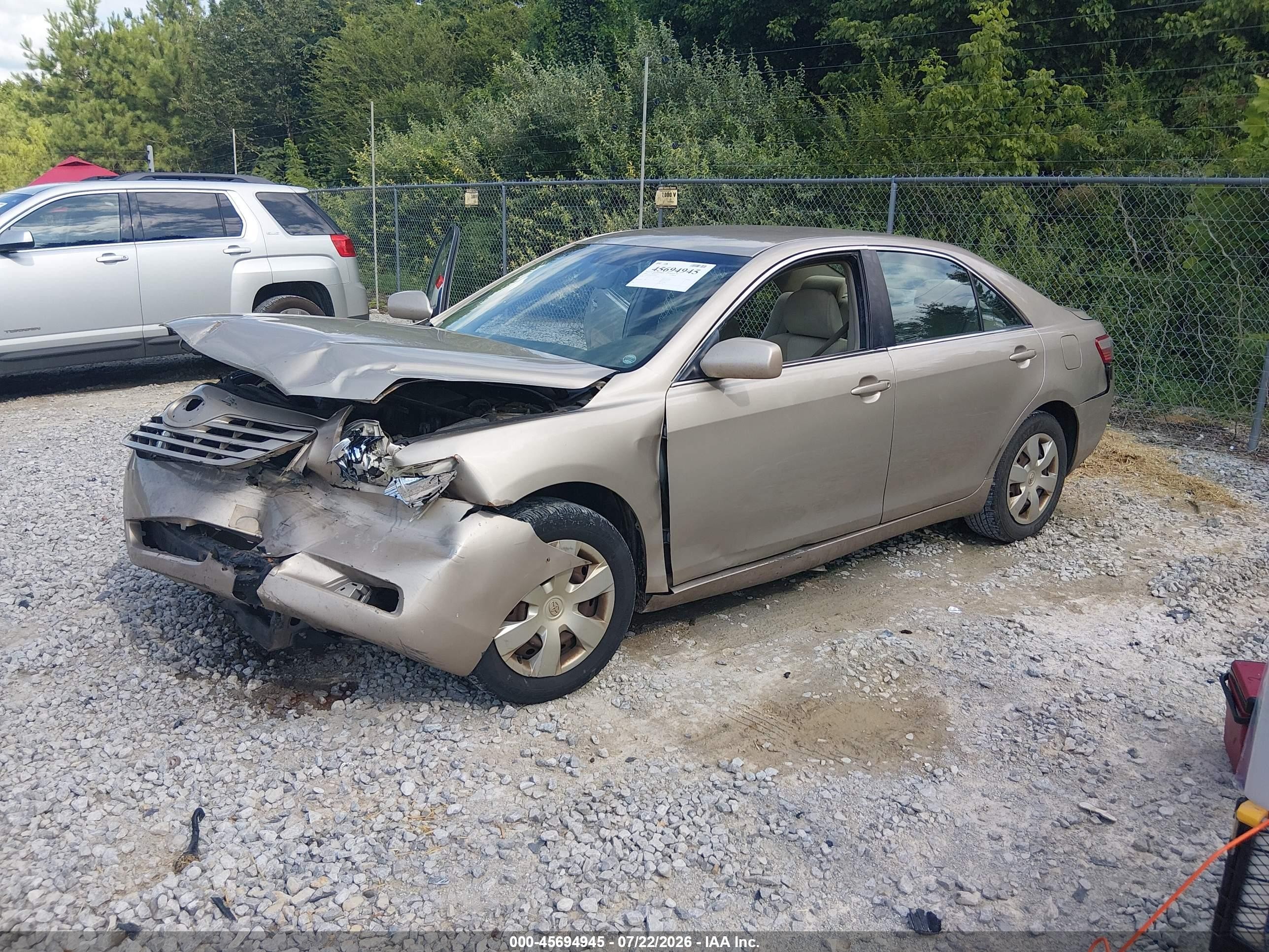 2009 Toyota Camry   Бежевый vin: 4T1BE46K09U270020