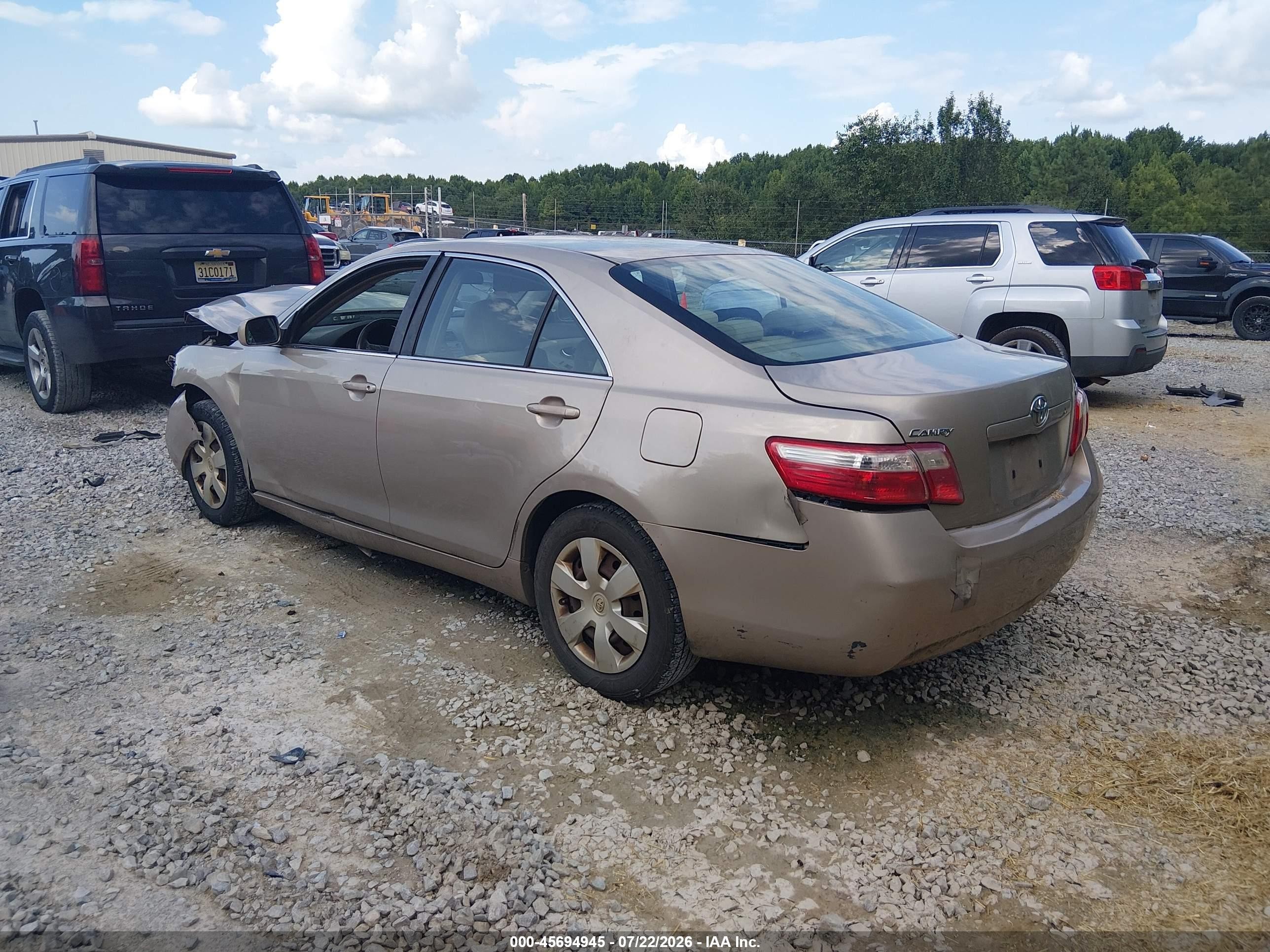 2009 Toyota Camry   Бежевый vin: 4T1BE46K09U270020