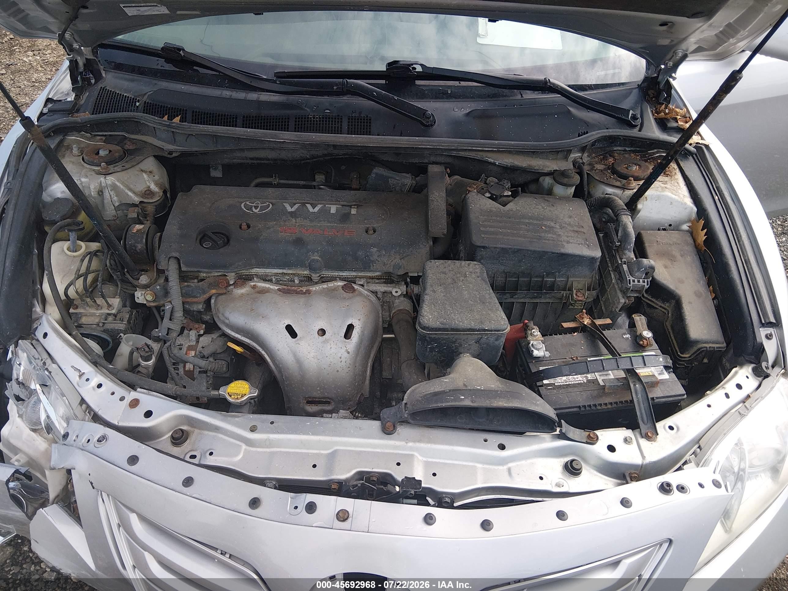 2009 Toyota Camry Le Серебряный vin: 4T1BE46K09U274276