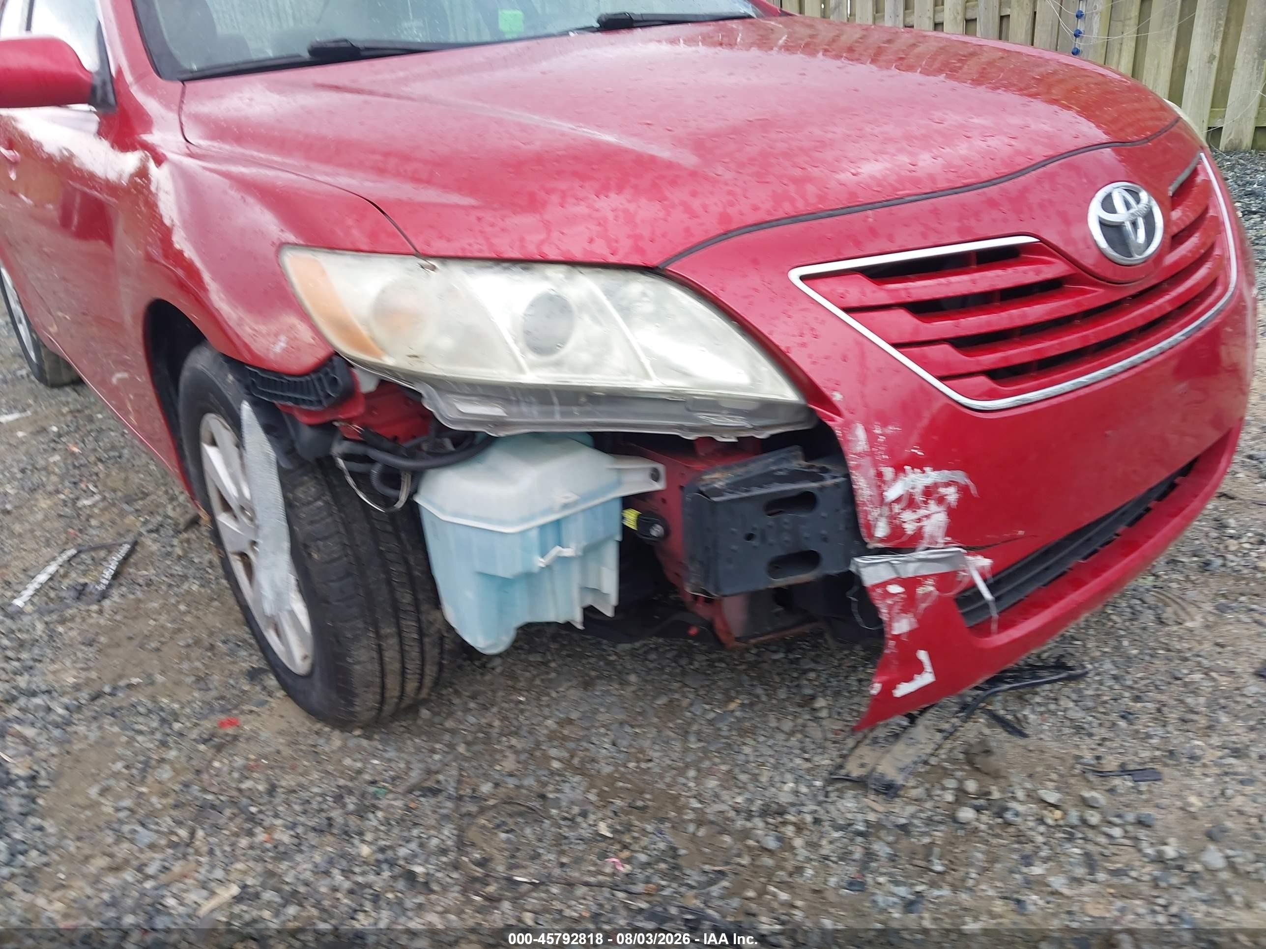 2009 Toyota Camry Xle Red vin: 4T1BE46K09U354984