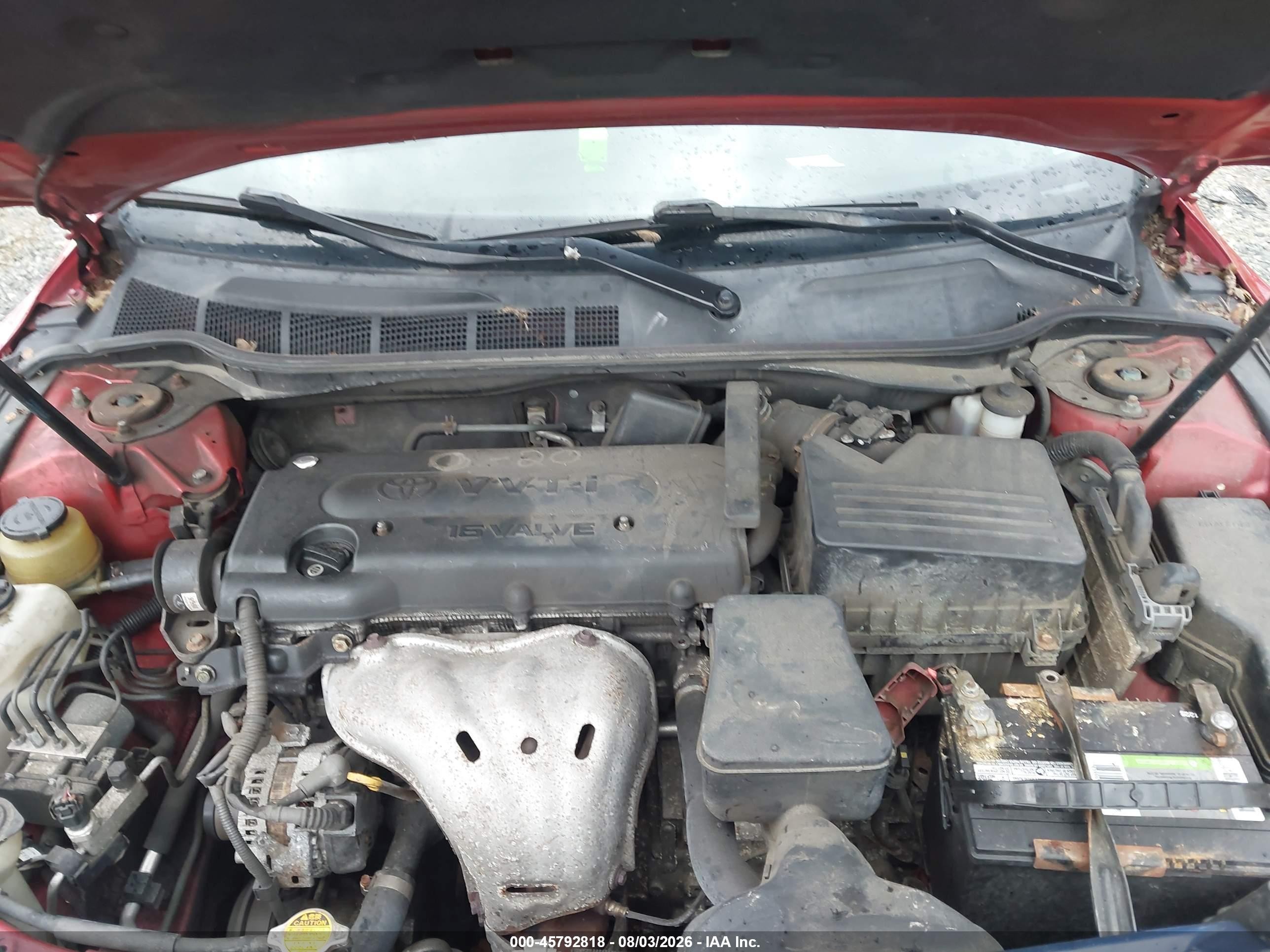 2009 Toyota Camry Xle Red vin: 4T1BE46K09U354984